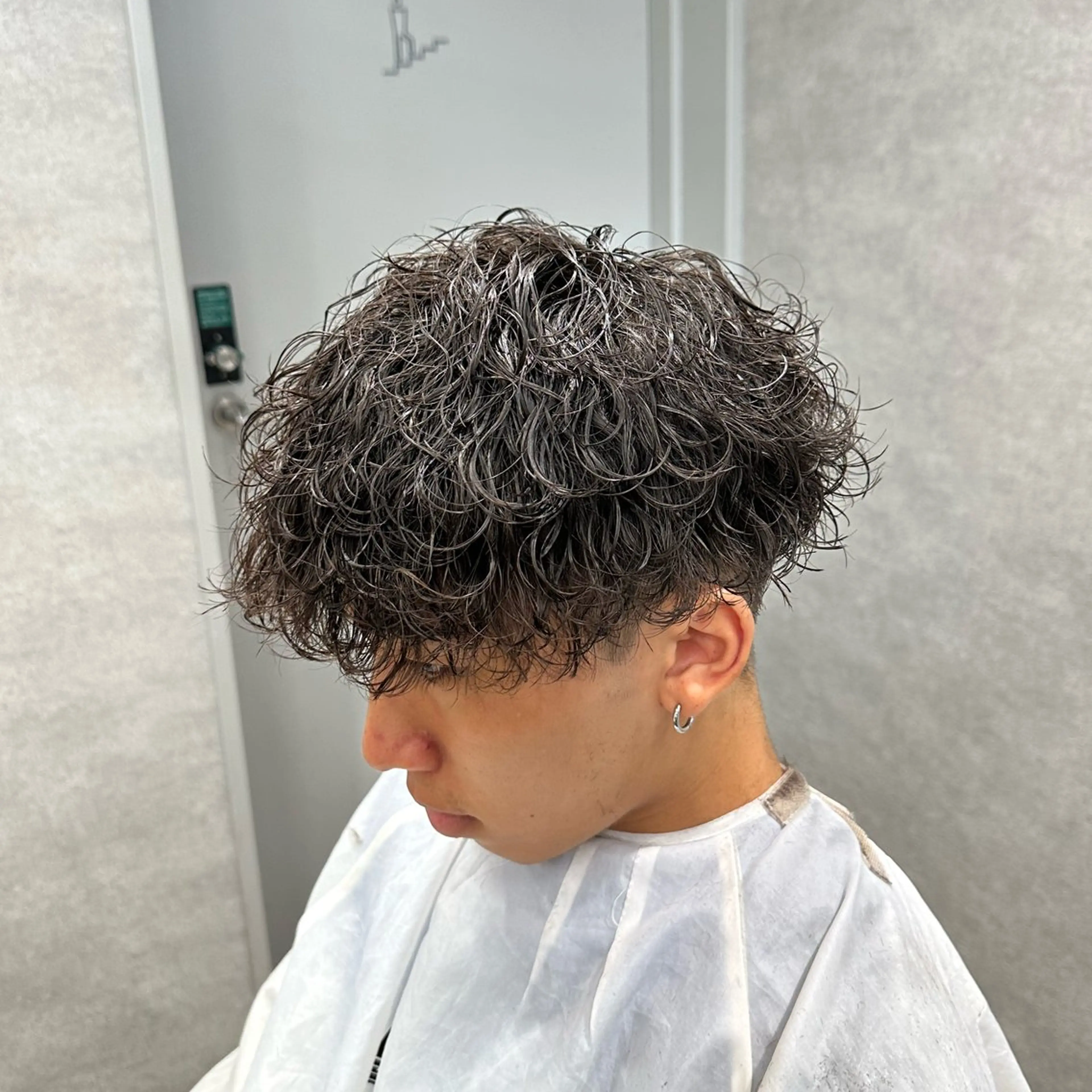 ショート カット パーマ パーマ指名率No1 メンズ特化ケイトのヘアスタイル