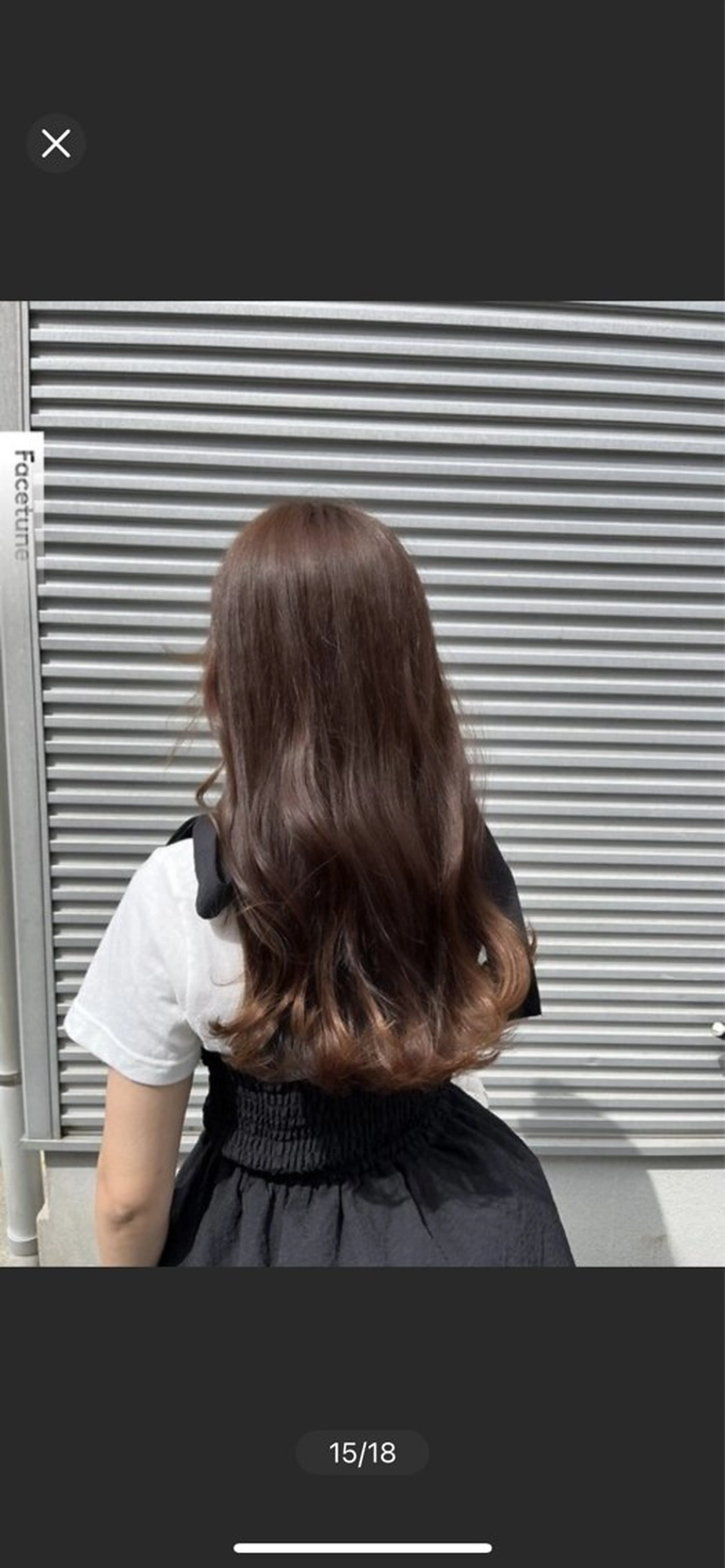 ロング カラー ☘️折戸結菜☘️ ハイトーンカラーのヘアスタイル