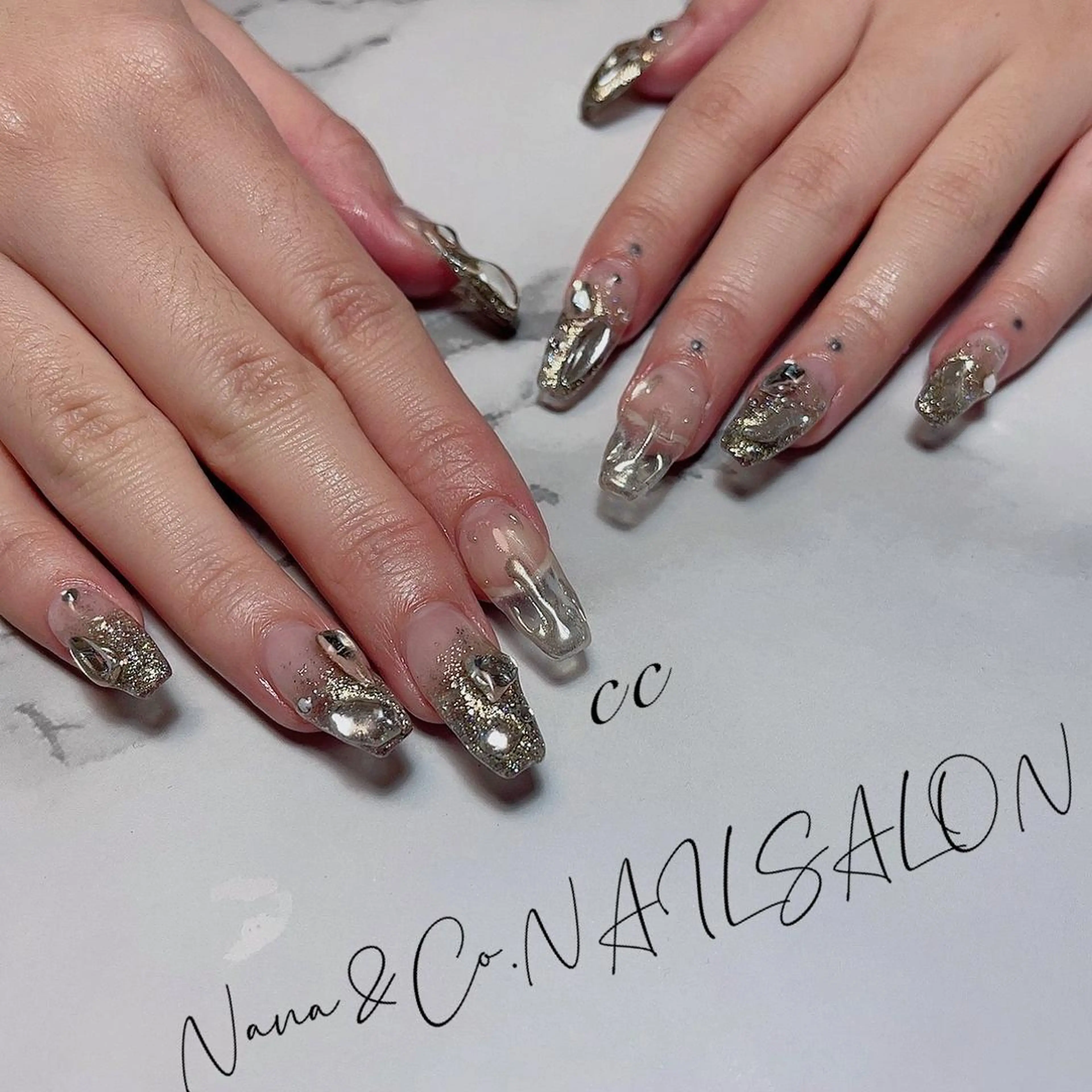 カラー ネイル C C🌼のネイルデザイン