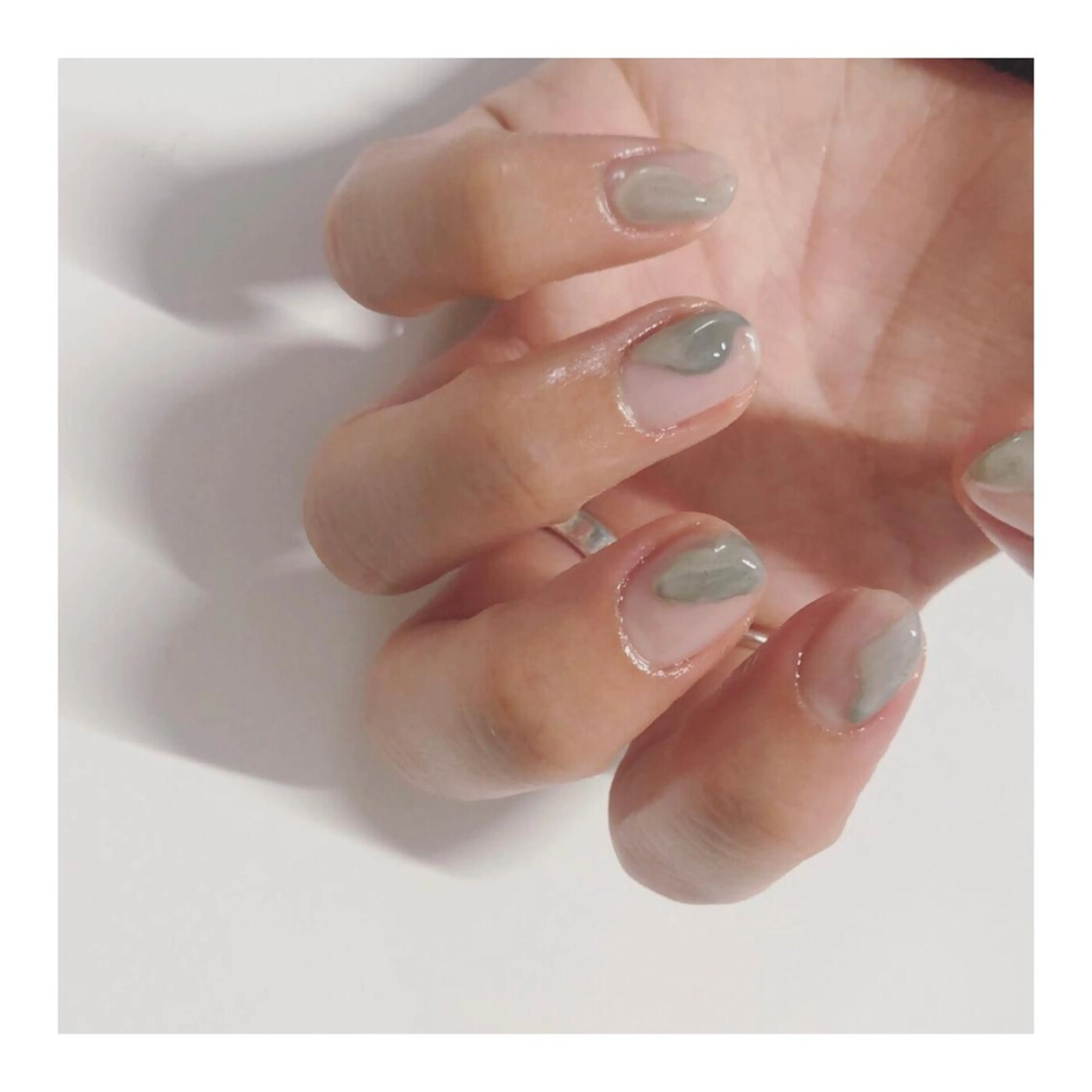 ネイル マットネイル ニュアンスネイル ハンドネイル フットネイル ハンドケア Nes.Nail所属・Miyagi Asamiのネイルデザイン