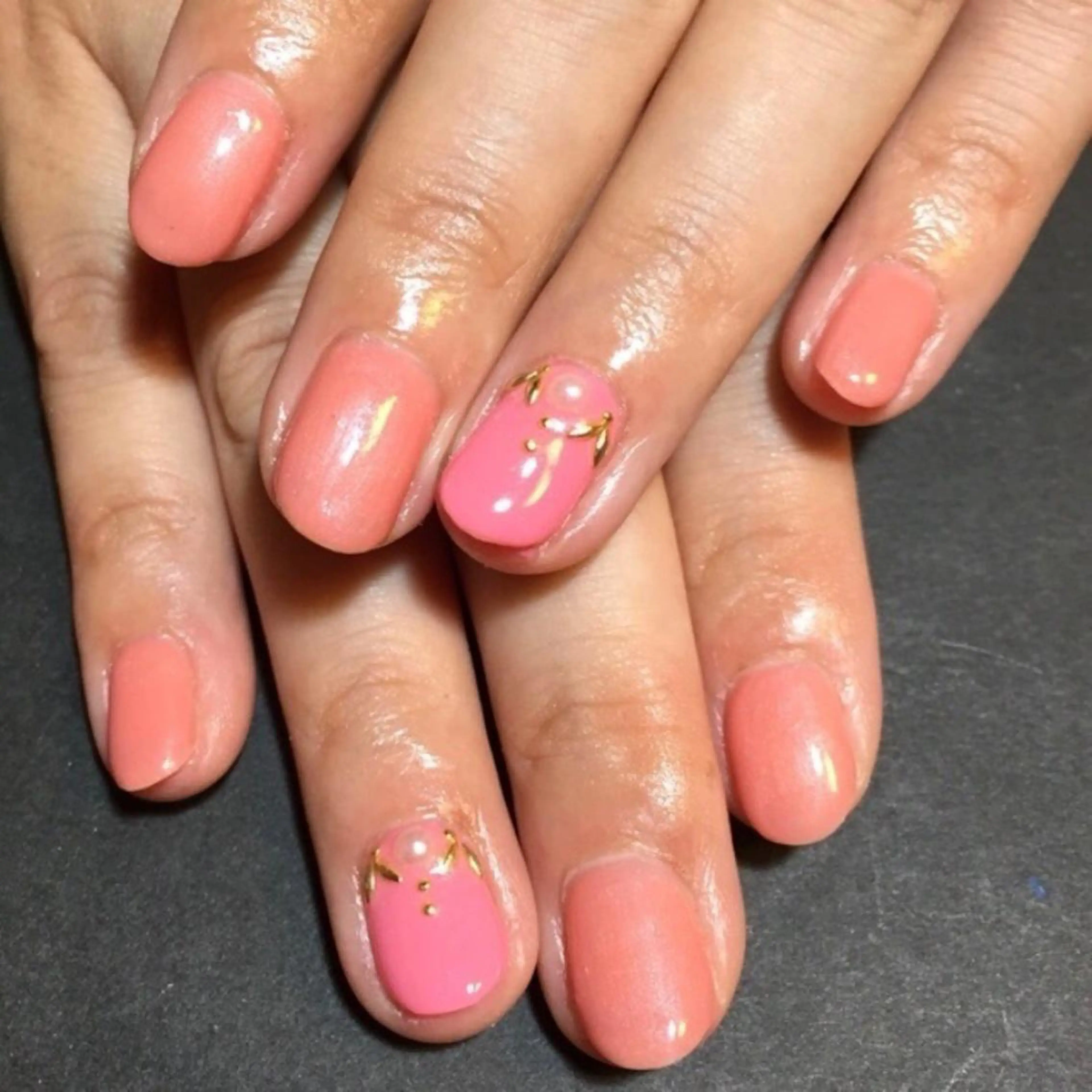 ネイル ワンカラーネイル 安藤 Charlotteのネイルデザイン