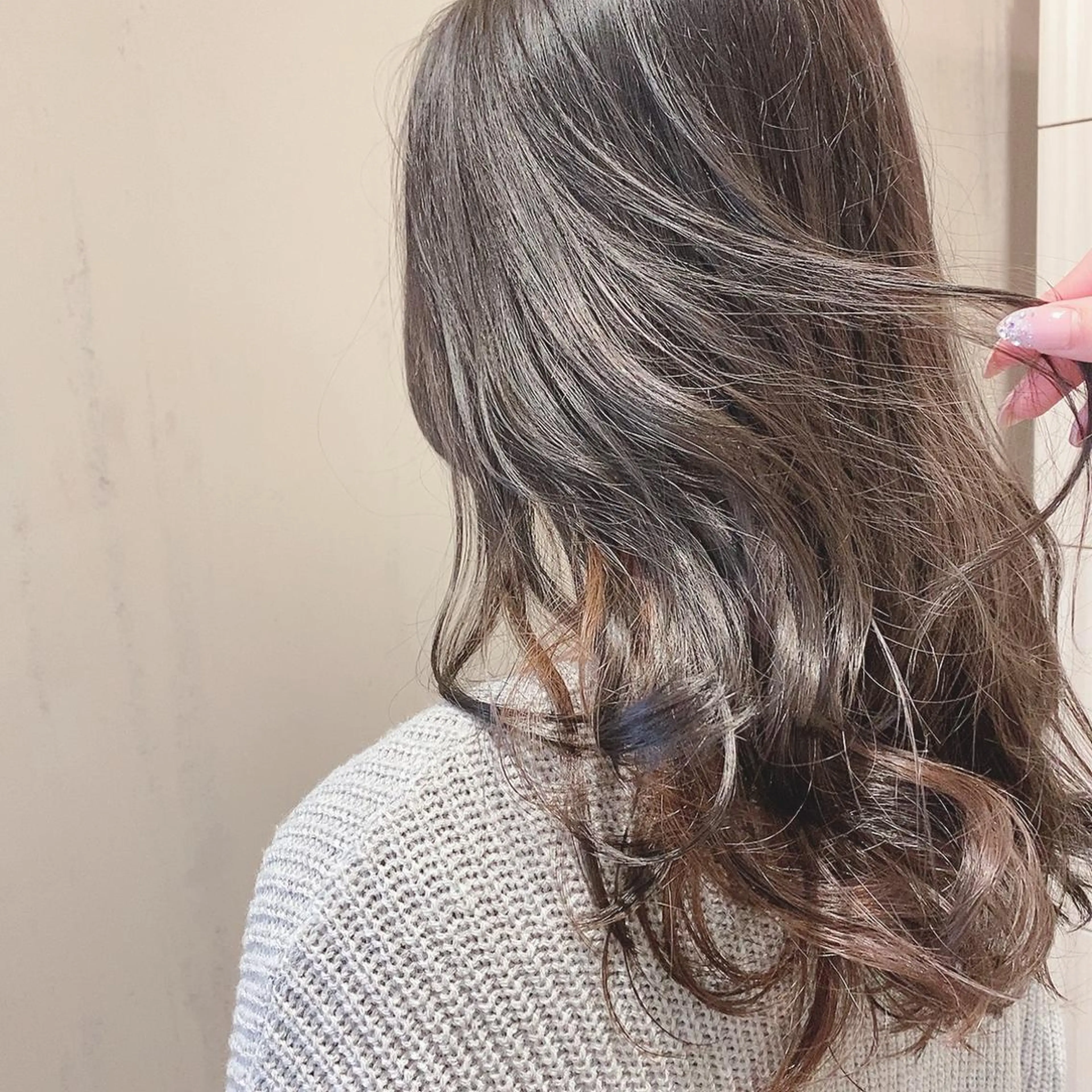 セミロング カット ヘアカラー トリートメント 🩵Arisa MODE K's🫧のヘアスタイル