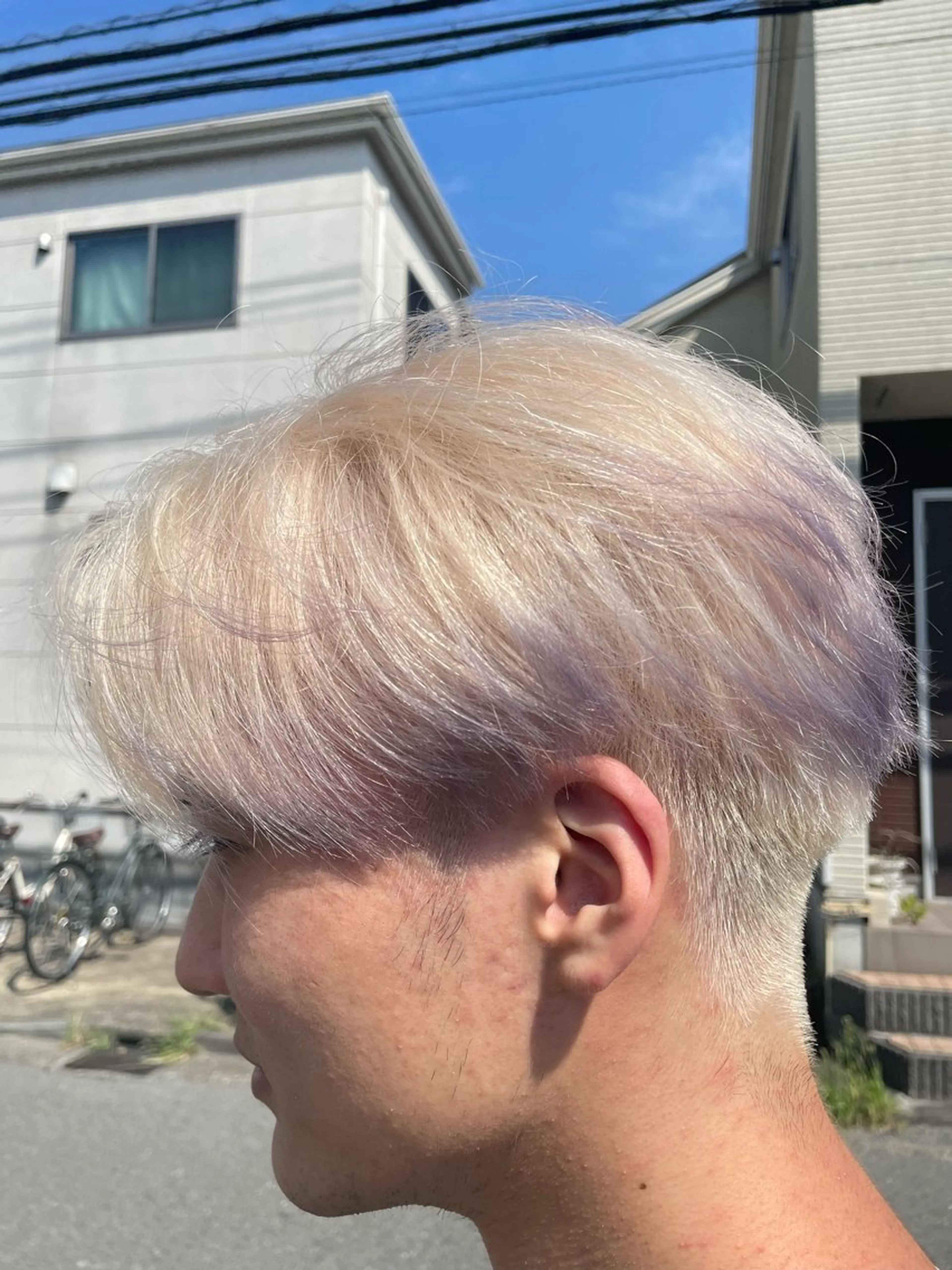 カラー ブリーチ ハイトーンカラー Koya ショート/ボブのヘアスタイル