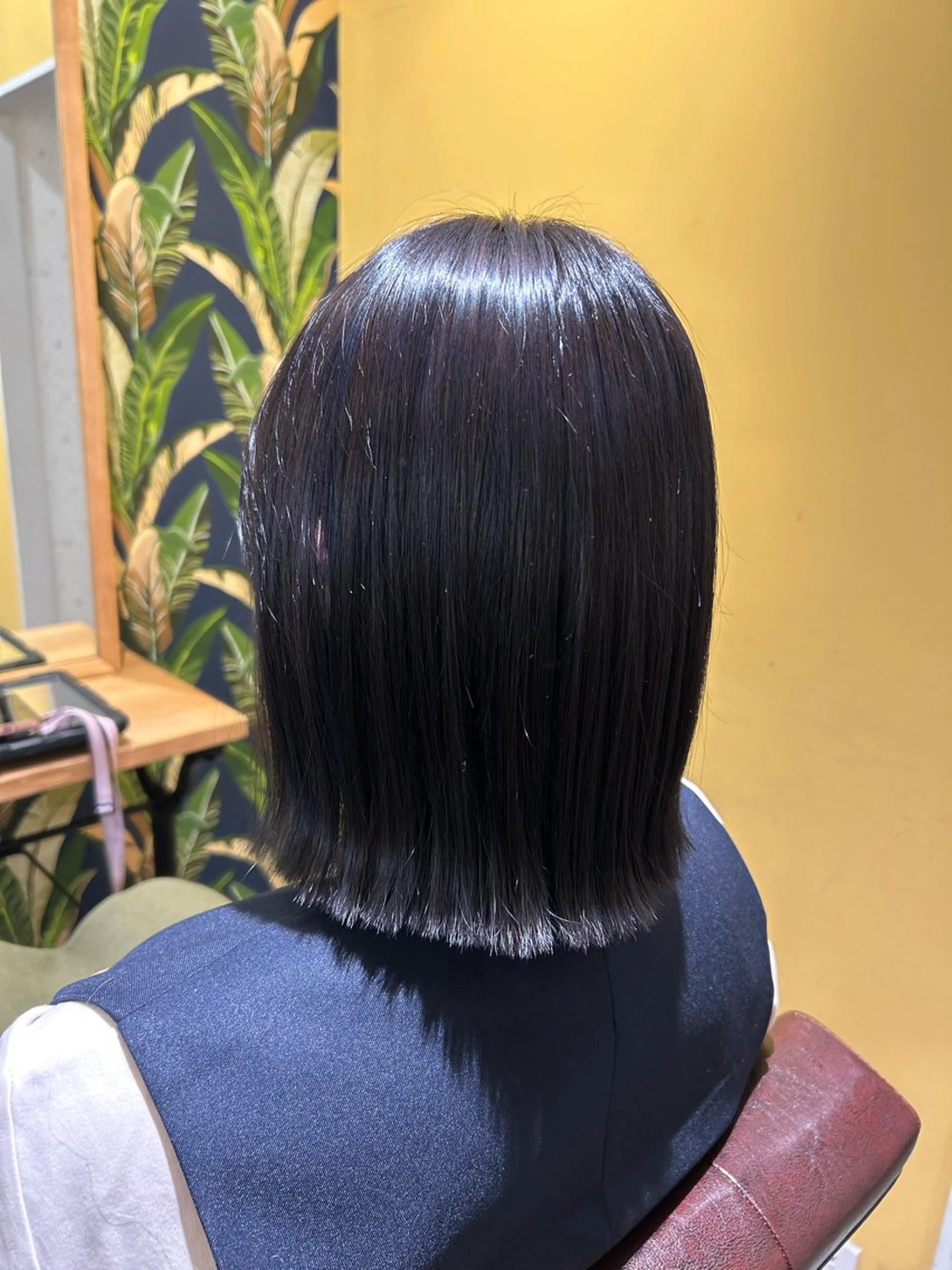 ミディアム カラー 佐藤 あさみのヘアスタイル