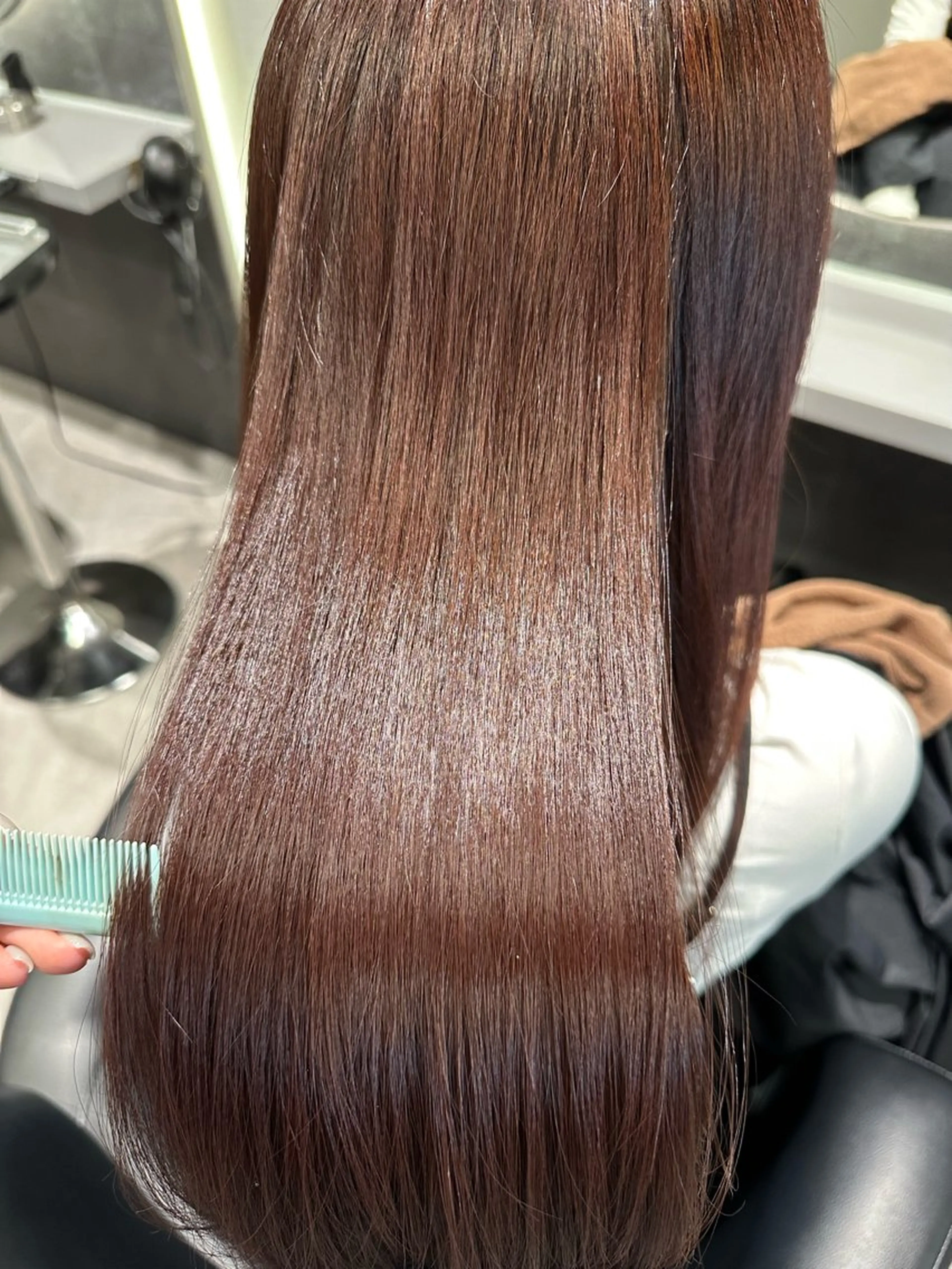 ロング カラー 韓国ヘア🎀艶髪 RISAのヘアスタイル