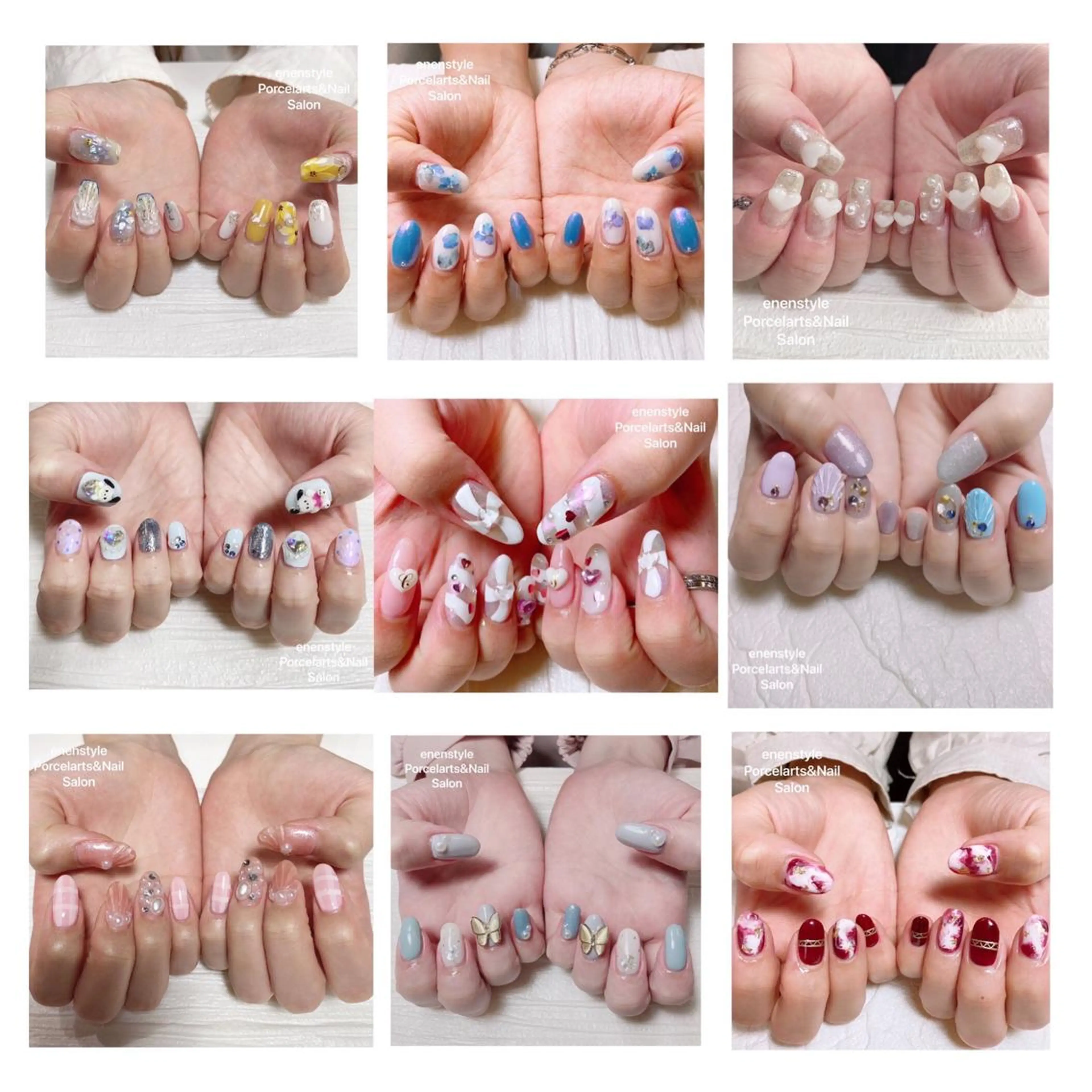 ミディアム ネイル 👑enen style👑のネイルデザイン