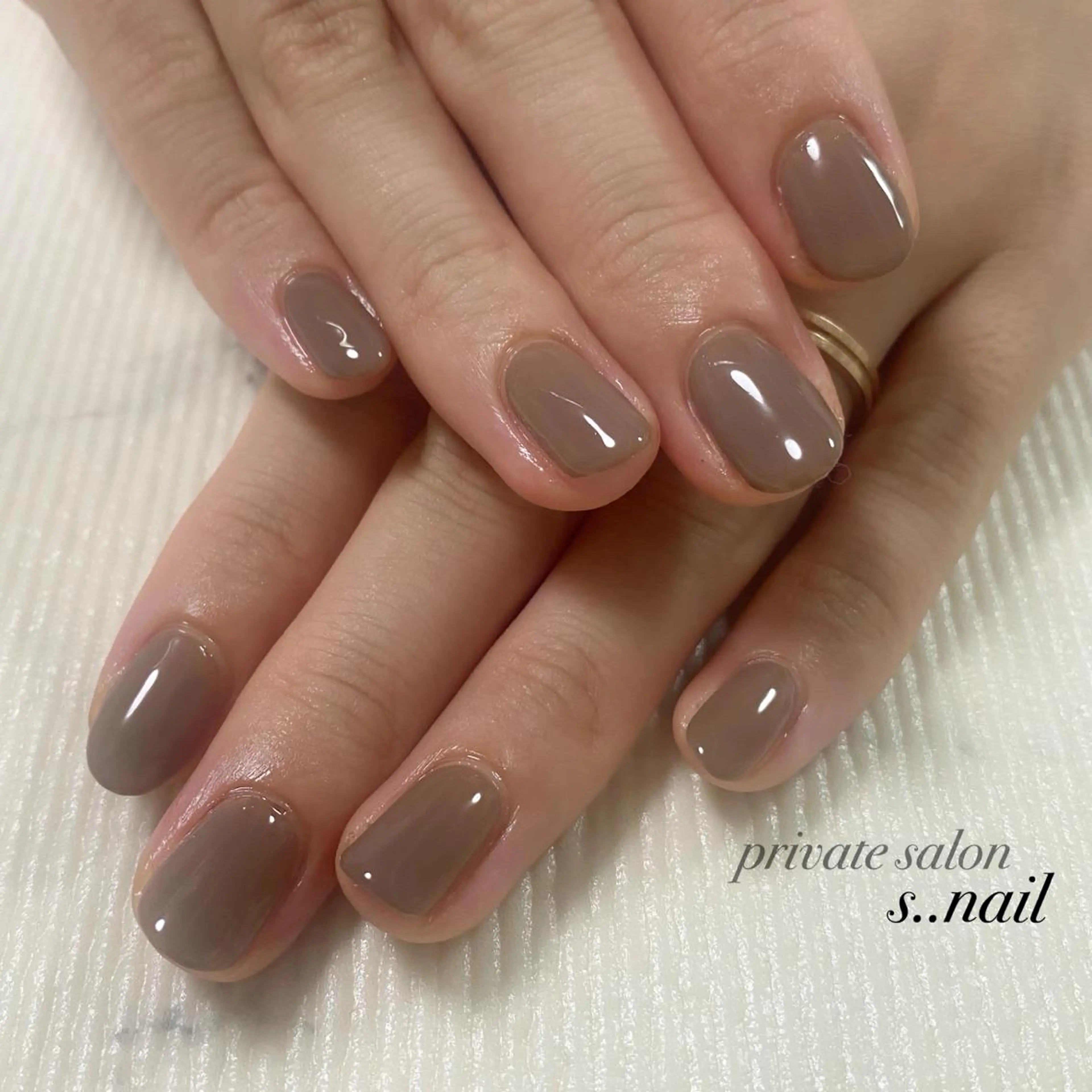 ネイル ブラウン s..nail / MORITAのネイルデザイン