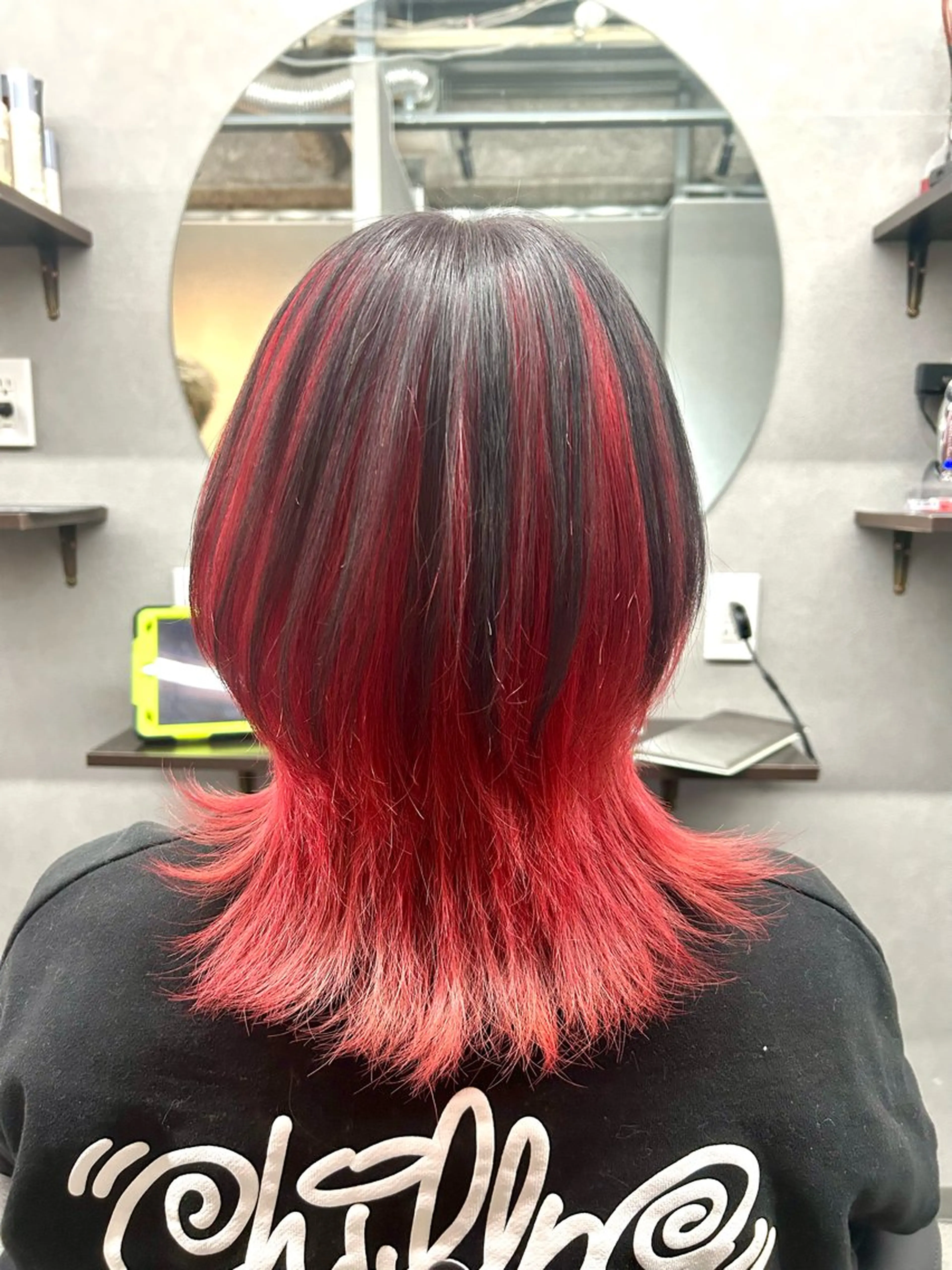 ミディアム カラー カット ヘアカラー ゲーマー美容師 KENTOのヘアスタイル