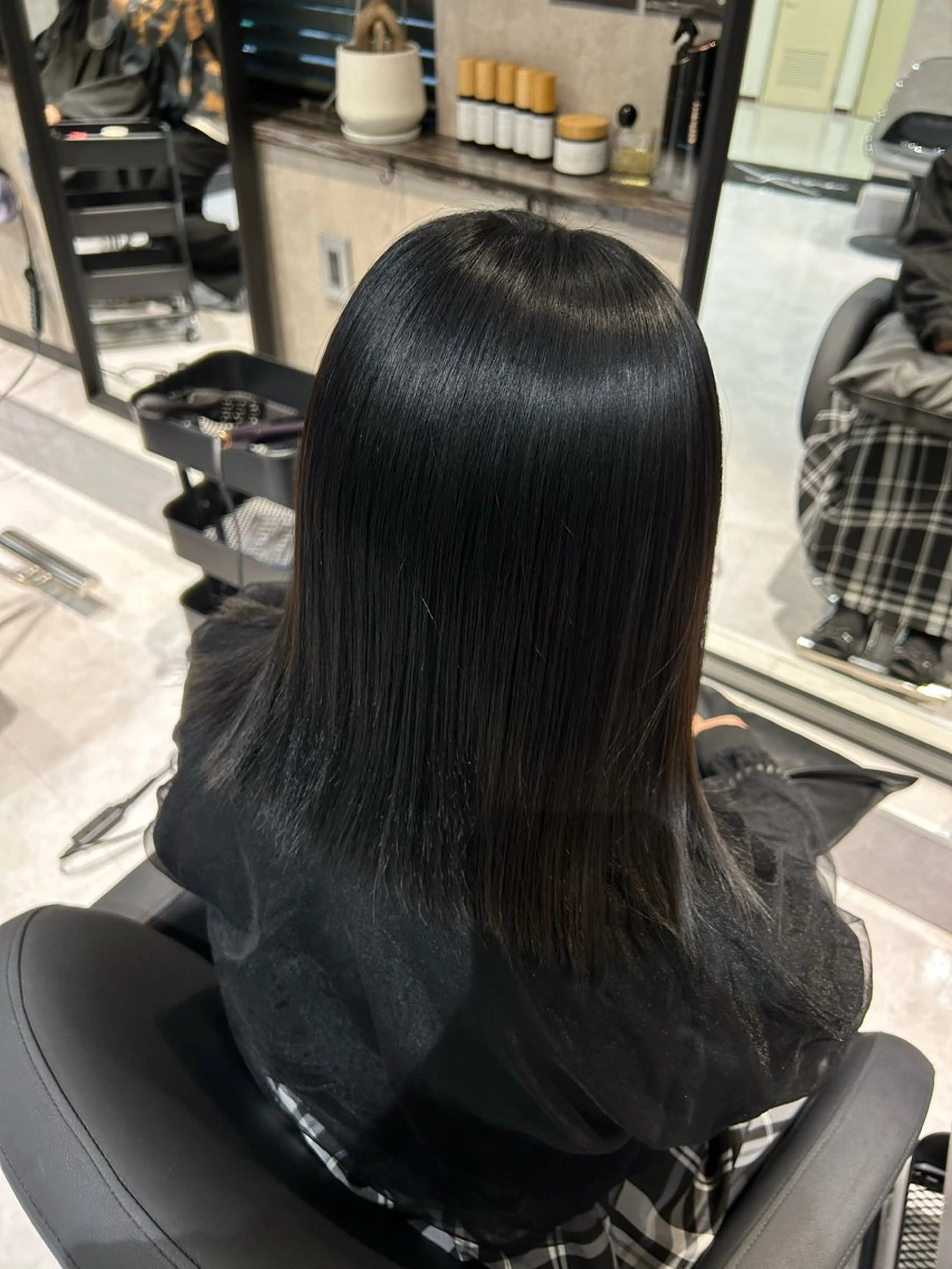 ミディアム カラー 透明感カラー 髪質改善 《.Xian》リク /透明感カラー/艶髪のヘアスタイル