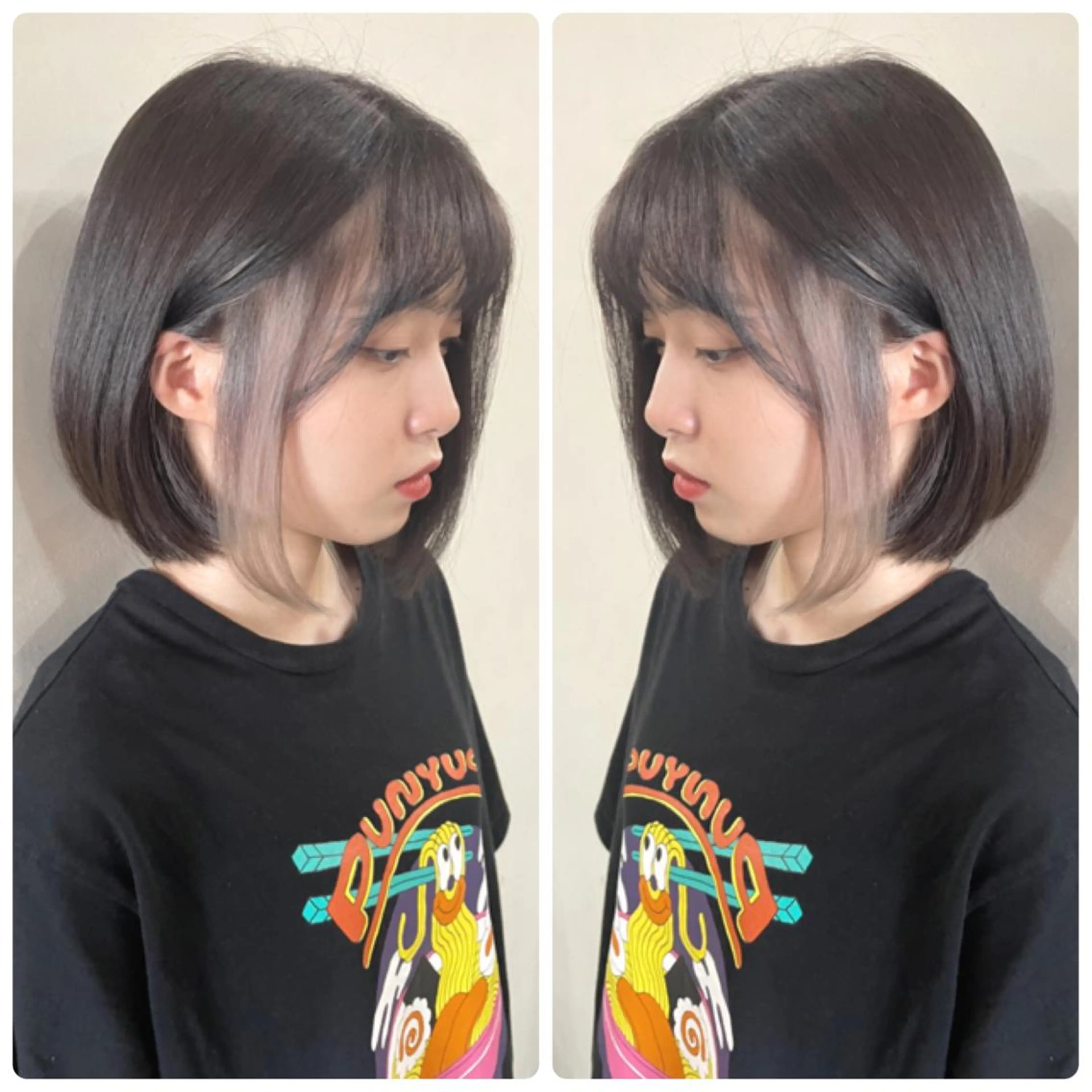 ショート カラー ショートボブ ハンサムショート 丸みショート デザインカラー ハイライトカラー ヘアカラー 京都大人女性ショート 徒歩1分/秋山のヘアスタイル