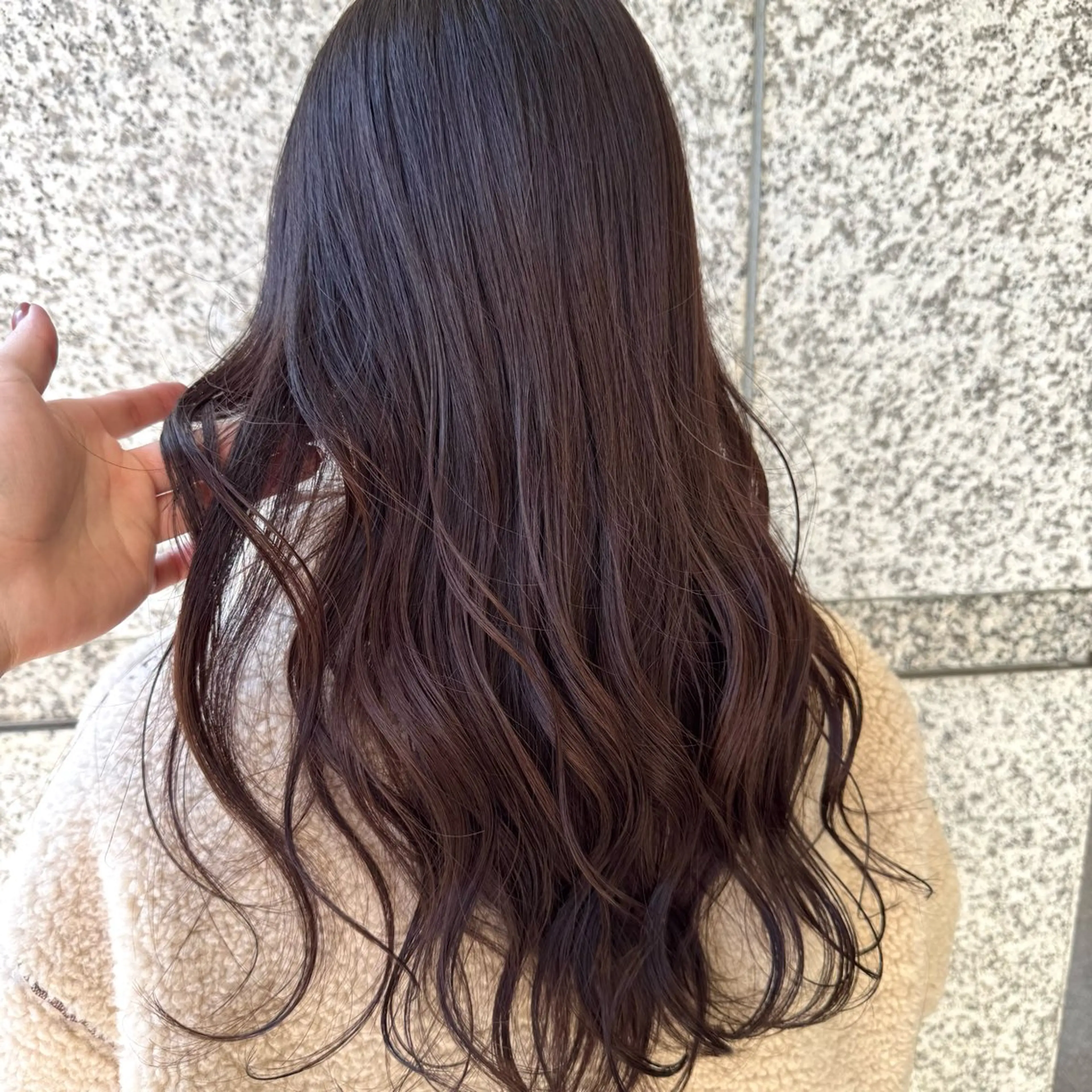 ロング カラー ヘアアレンジ ヘアカラー ブリーチなしカラー /ベージュ/安形翔のヘアスタイル