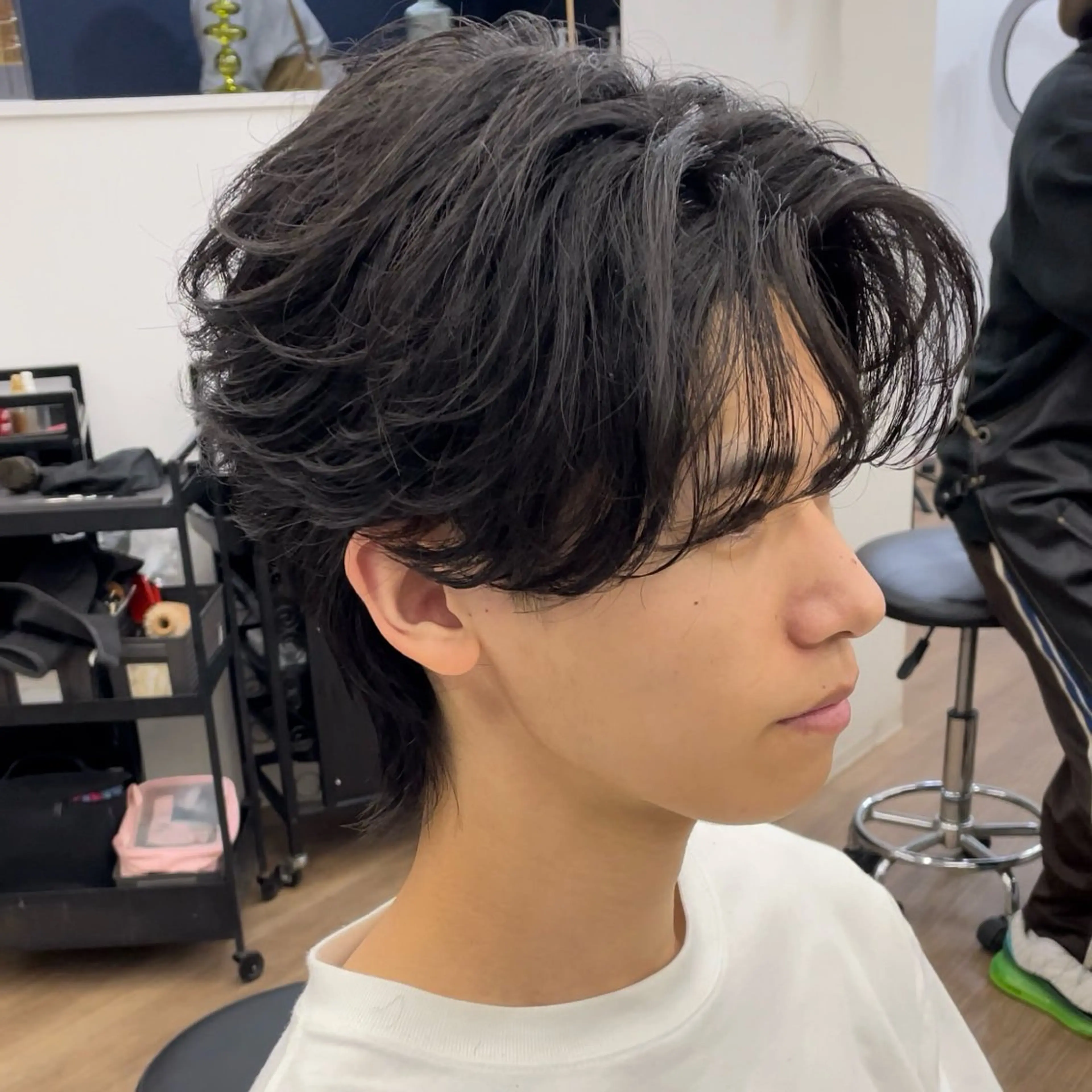 ✂️ 【学生様限定20%引き】似合わせメンズカット＋パーマ(ツイストスパイラル、波巻き、ニュアンス、フェザー)の写真