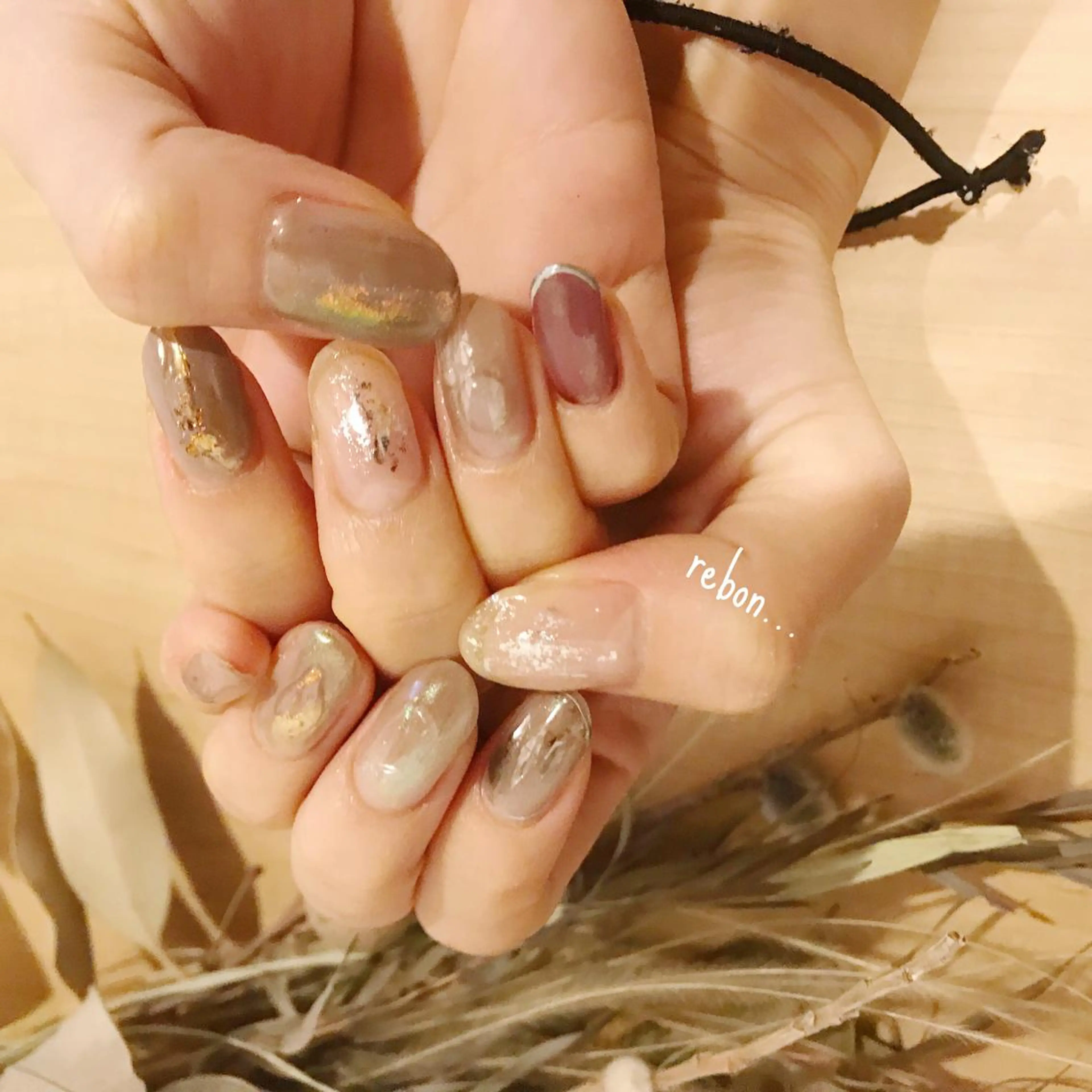 ネイル ハンドネイル フットネイル rebon＊ natsukiのネイルデザイン