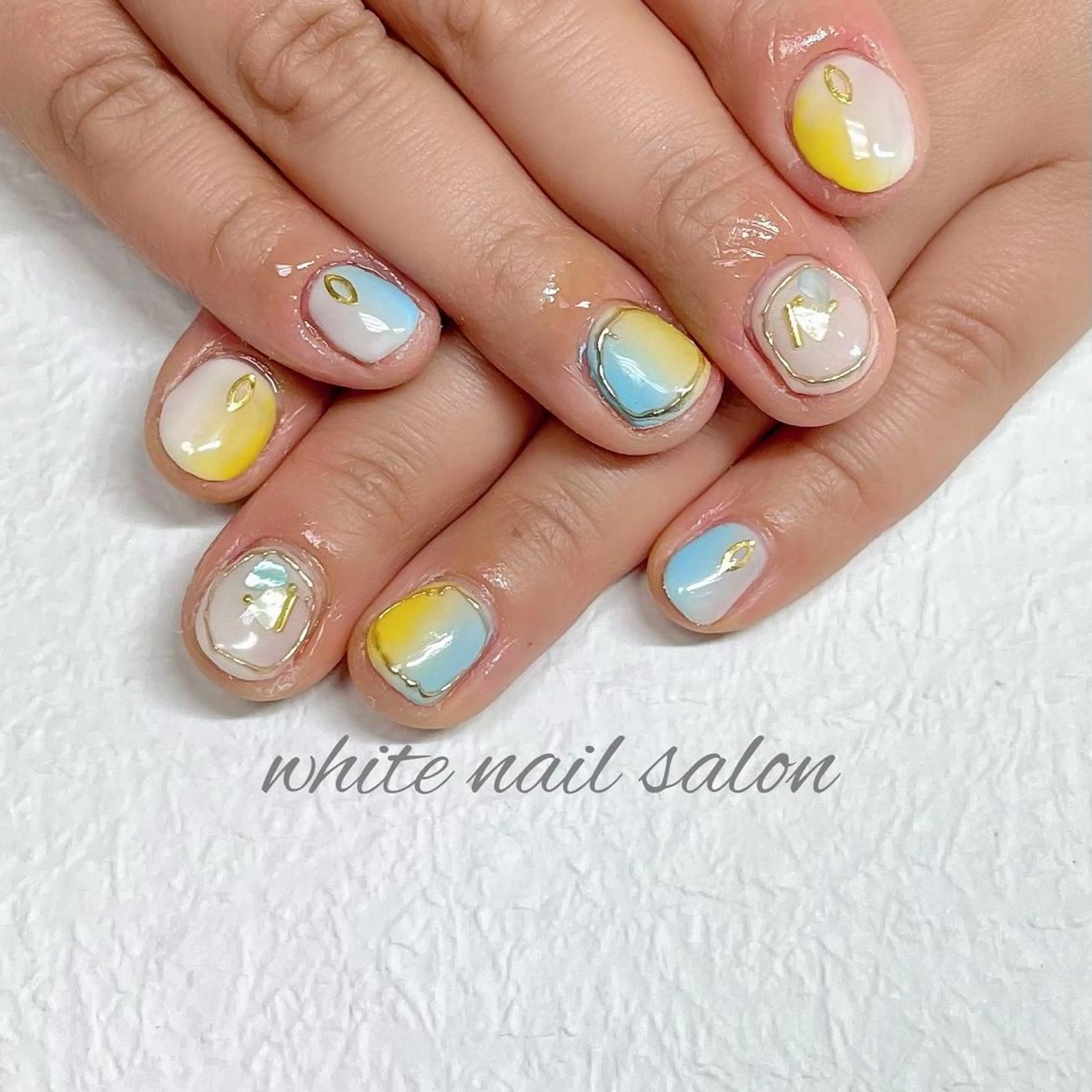 ネイル ジェルネイル ハードジェル ラメ(グリッター) 持ち込み ソフトジェル ハンドネイル white nail salonのネイルデザイン