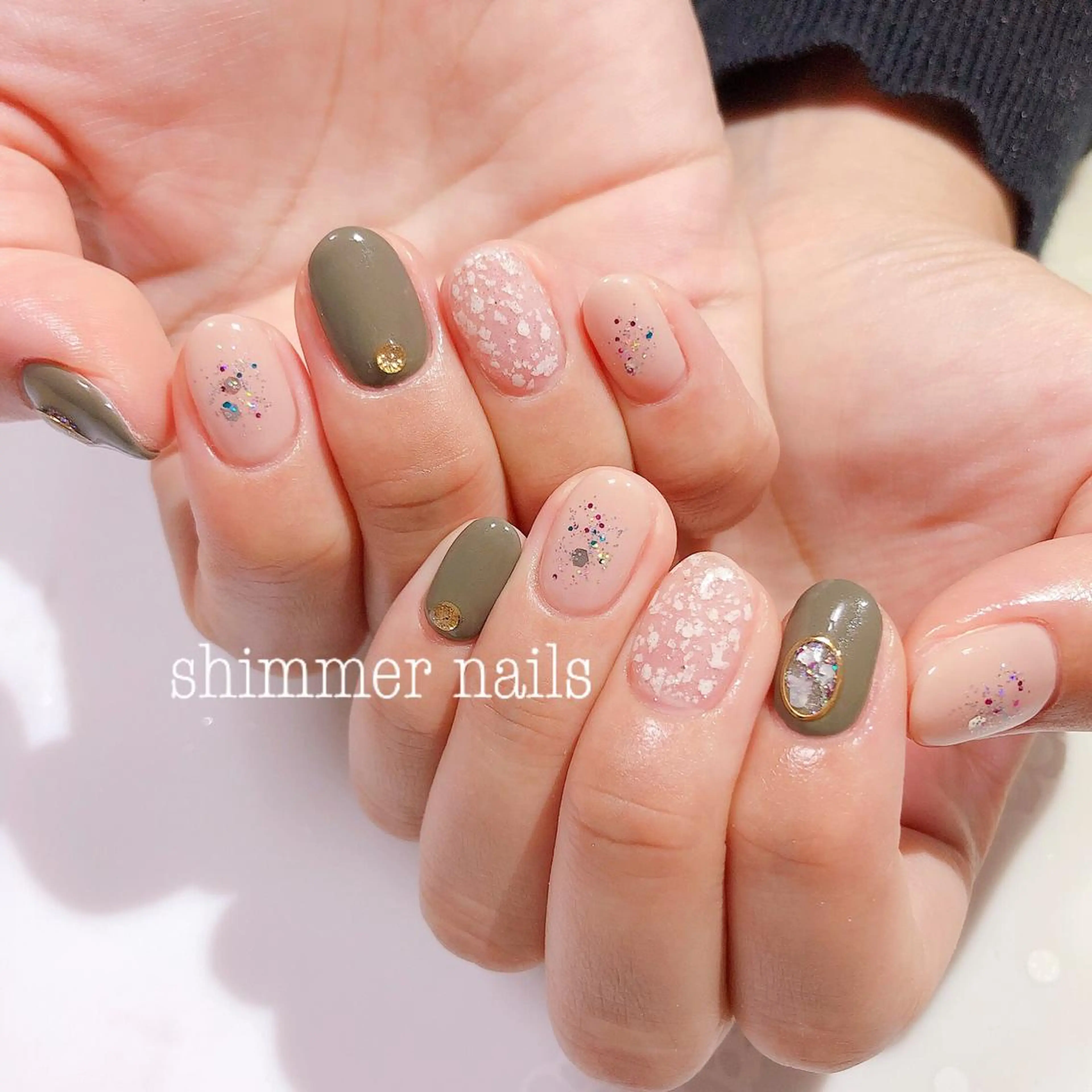 ネイル フットネイル shimmer nailsのネイルデザイン