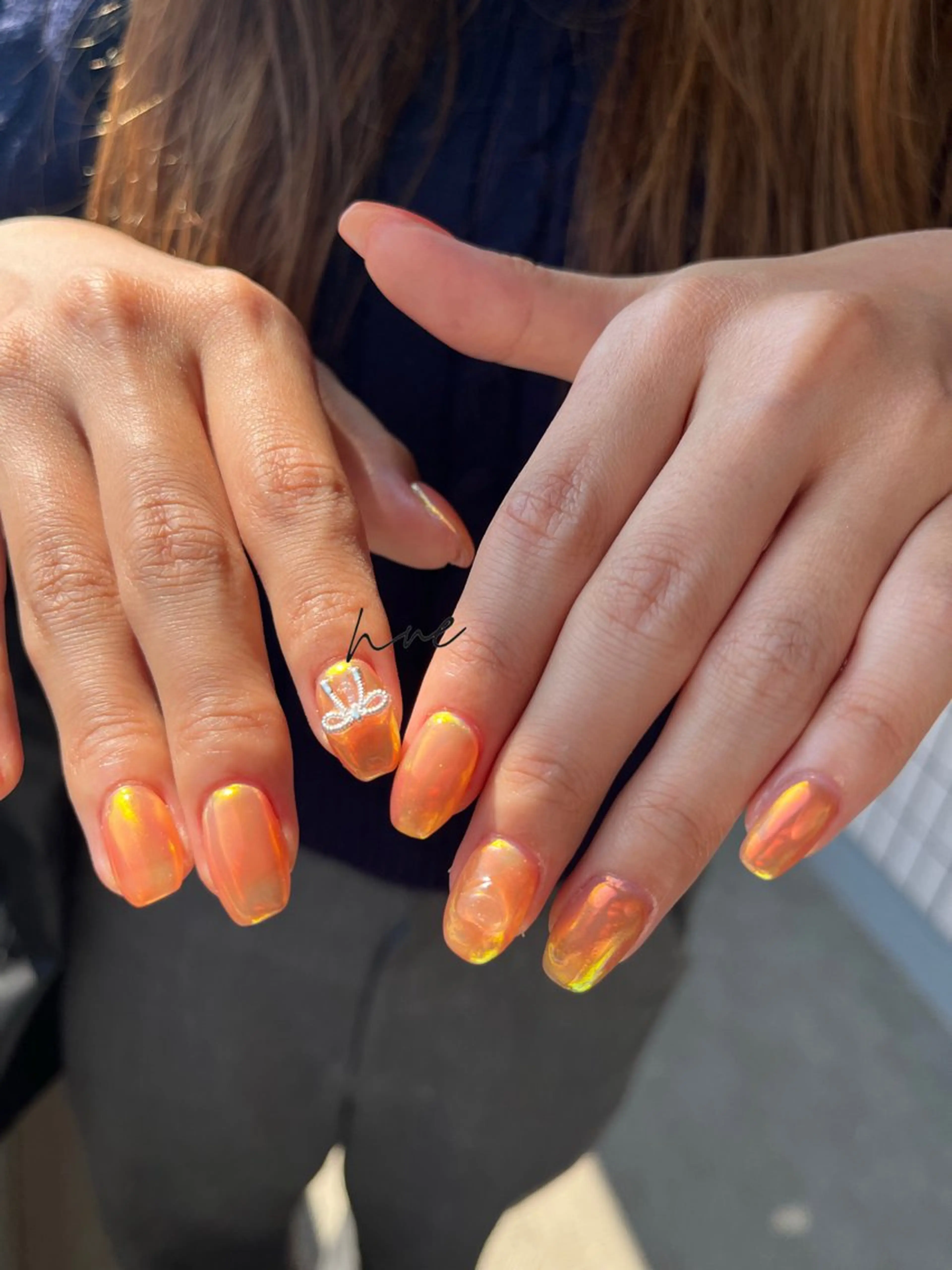 ネイル オーロラネイル nue -Msisnail&eyebrow-【ムー】所属・nue【ムー】 SUZUKAのネイルデザイン