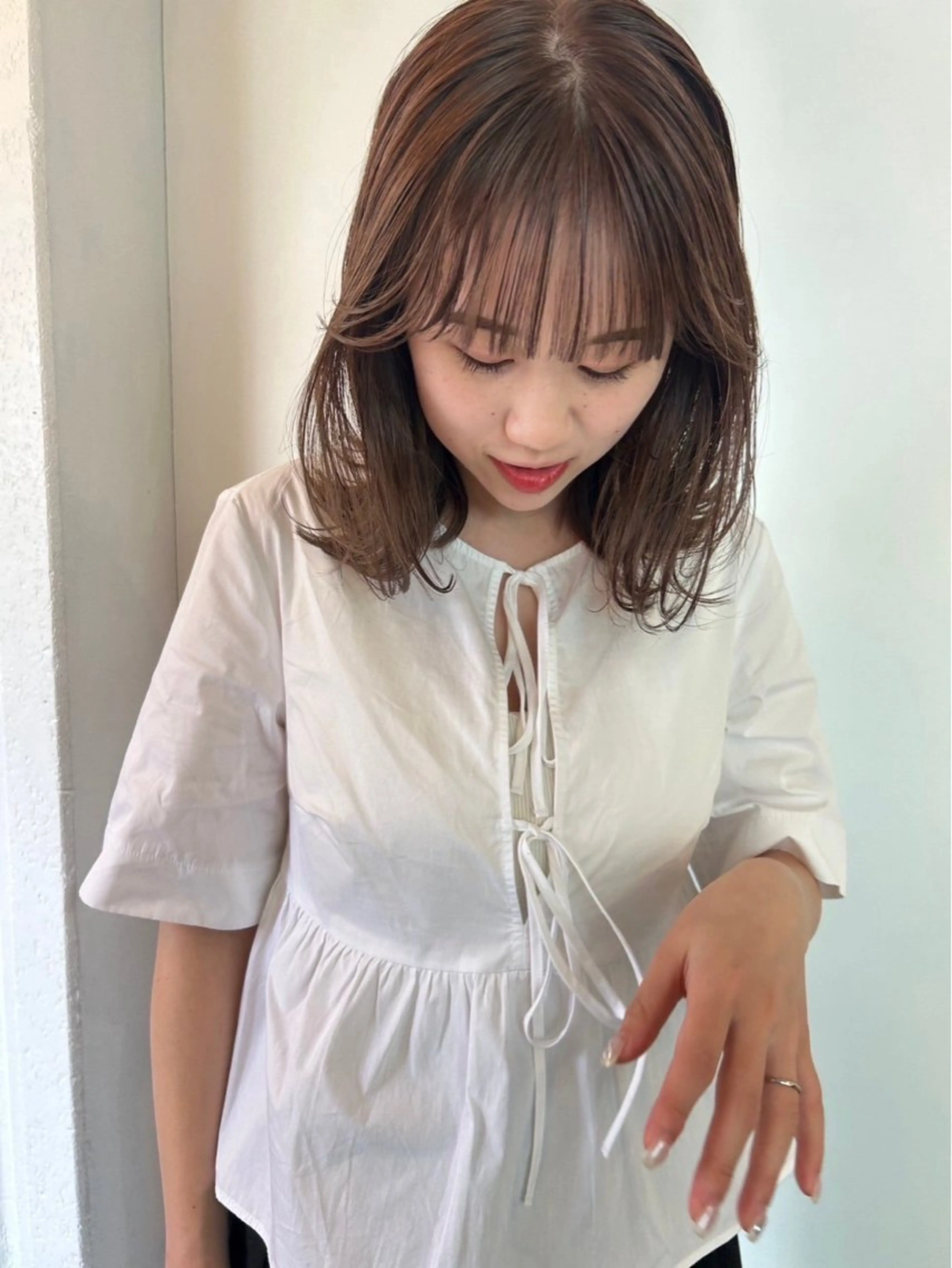 【2回目以降の方✨️】お出かけ前 顔周り・前髪カット✂️の写真