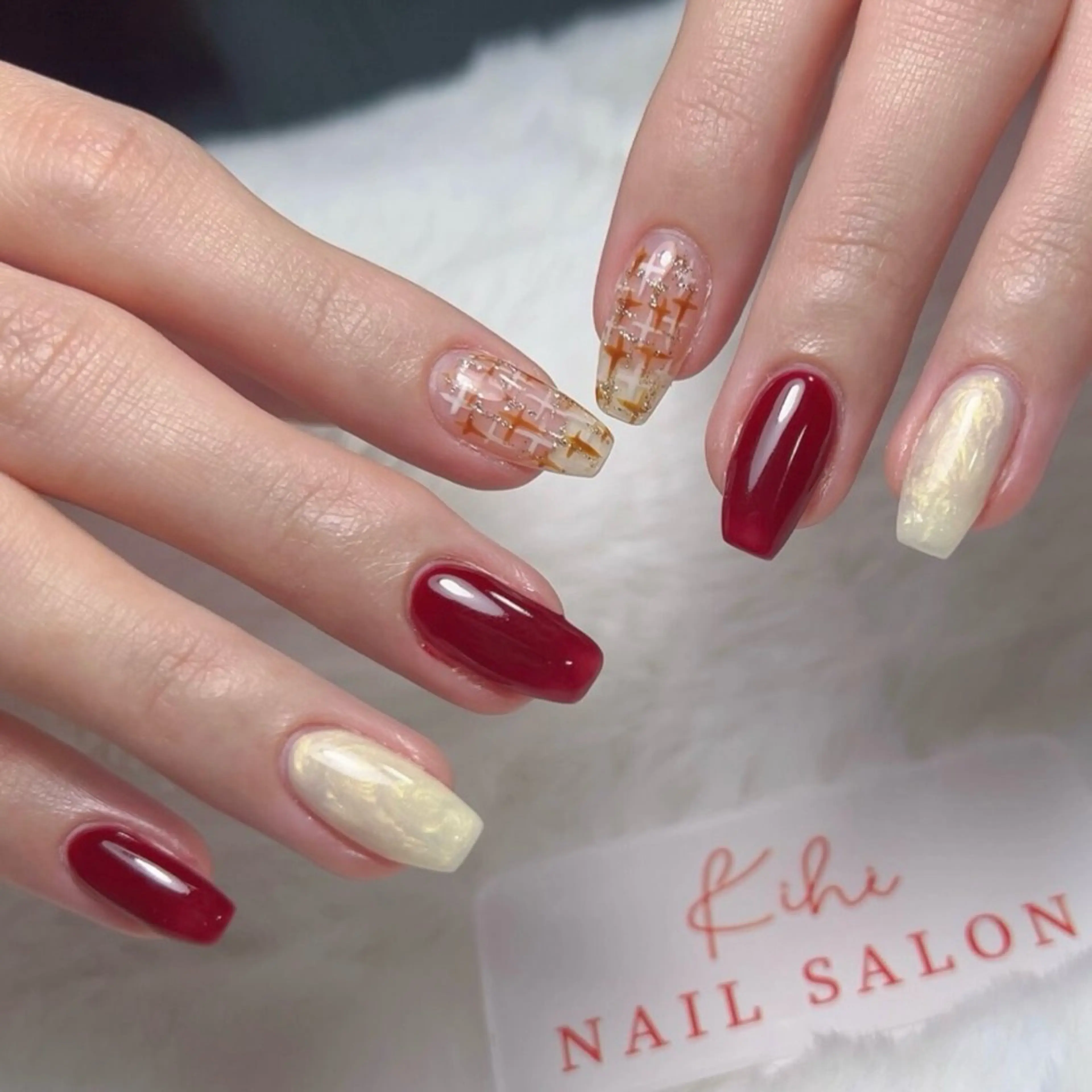 ネイル アートネイル フレンチネイル ジェルネイル グラデーション 韓国ネイル ハンドネイル 久保田 マリコのネイルデザイン