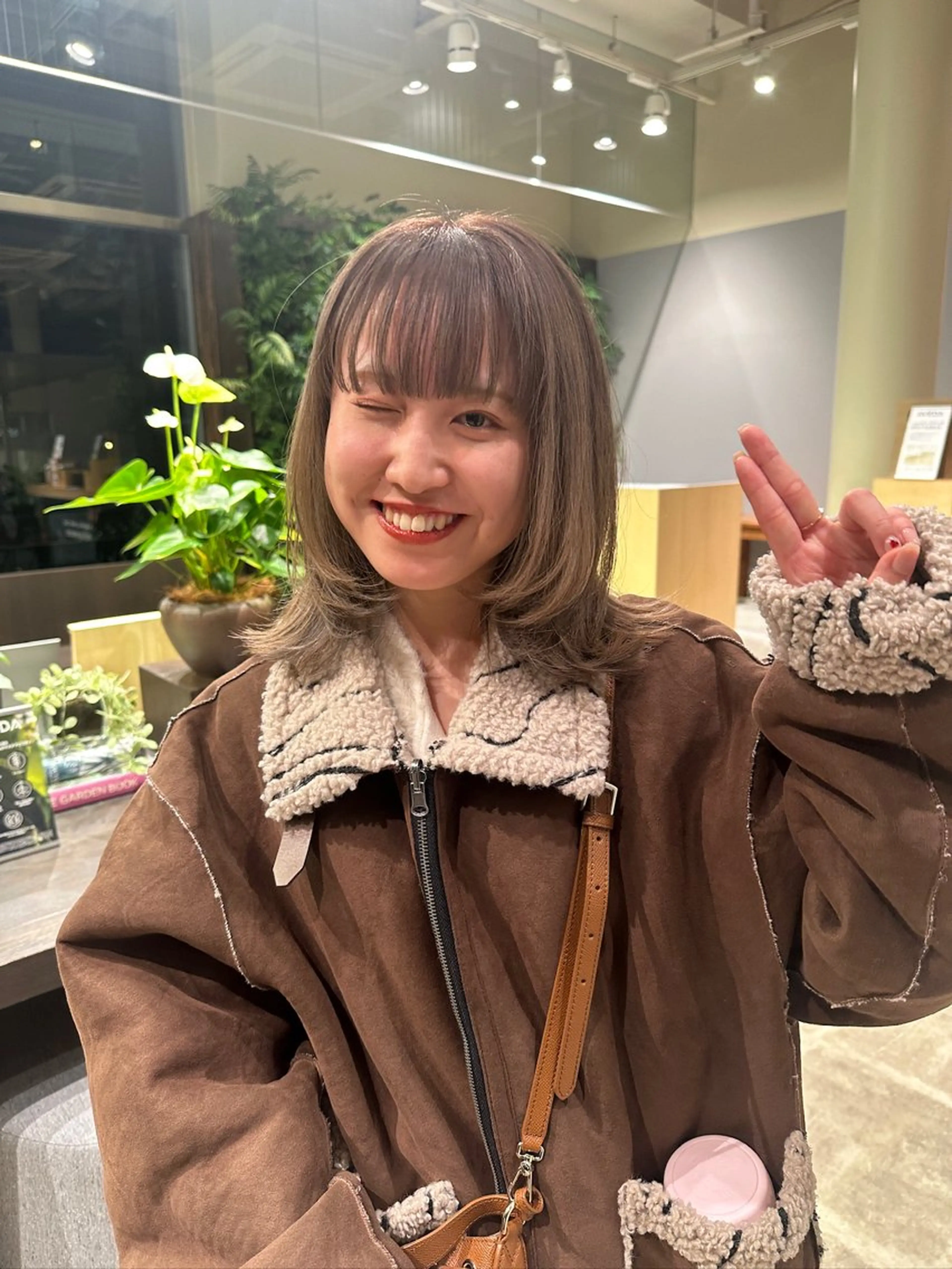 ミディアム カラー AVEDA Lifestyle  Salon & Spa 南青山所属・🌿カットモデル募集 🌿rinonのヘアスタイル