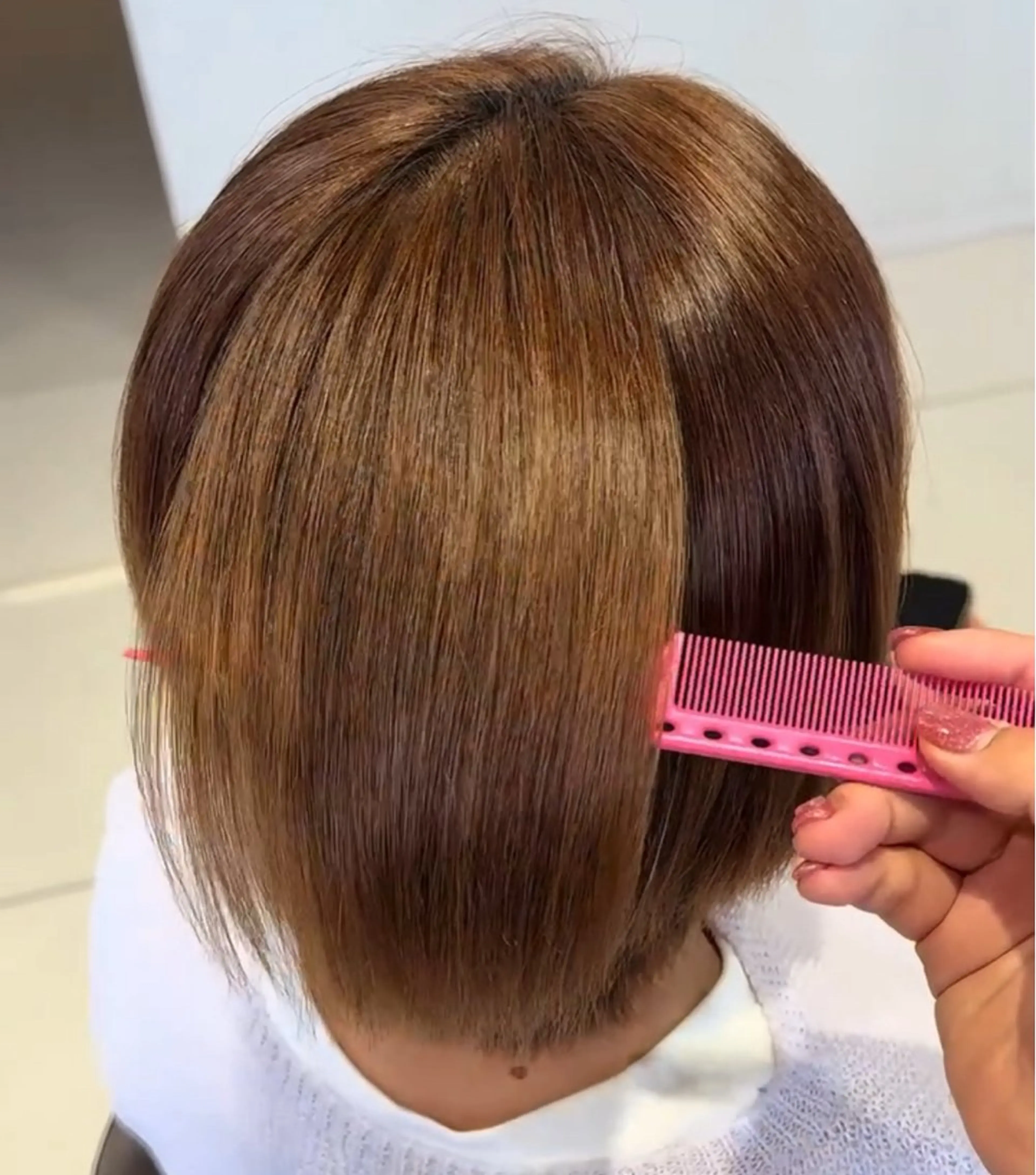 ✨ブリーチ毛でも叶う✨髪質改善ストレート💫の写真