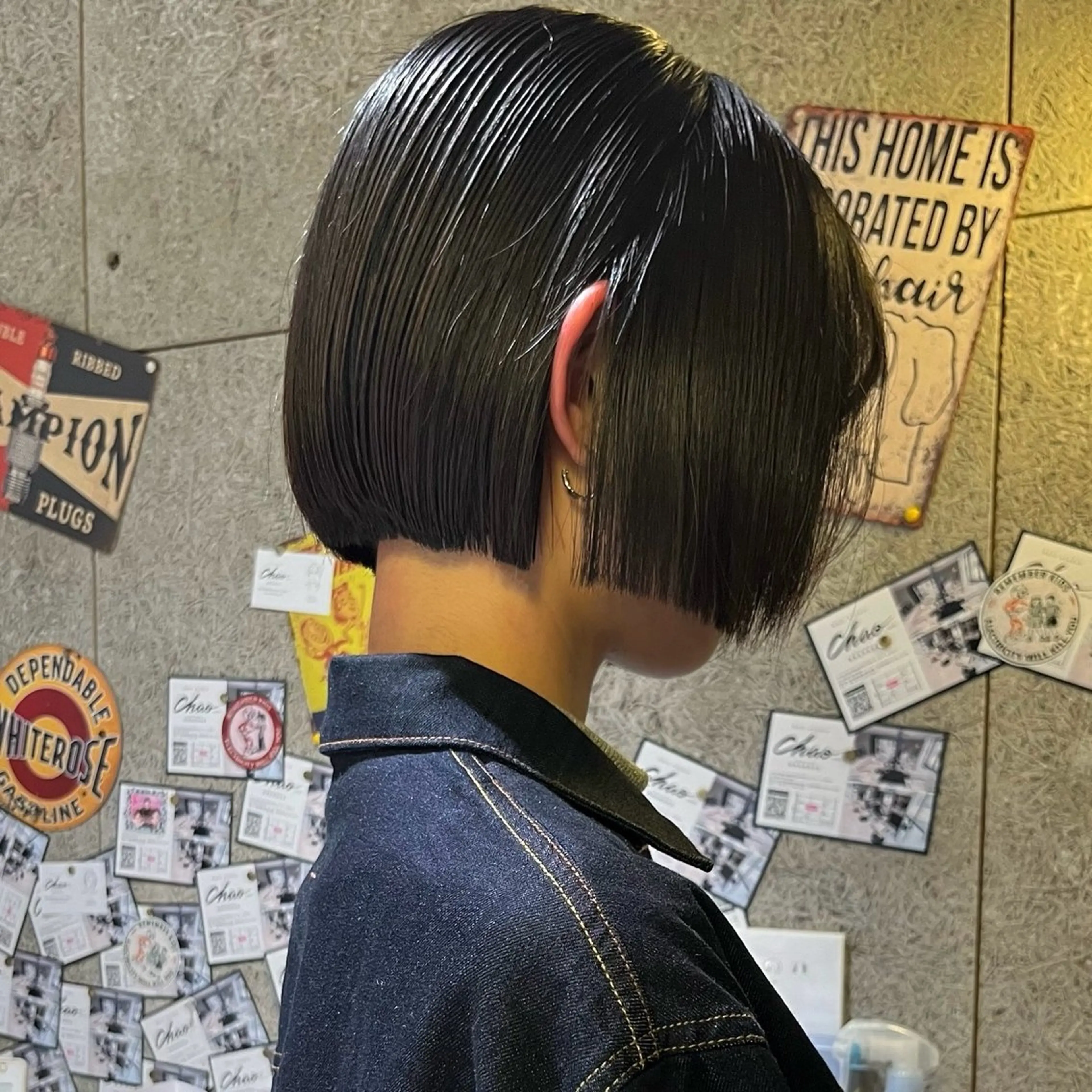 ショート ボブ/ショートボブ/ 岡山駅/別曽遥也のヘアスタイル