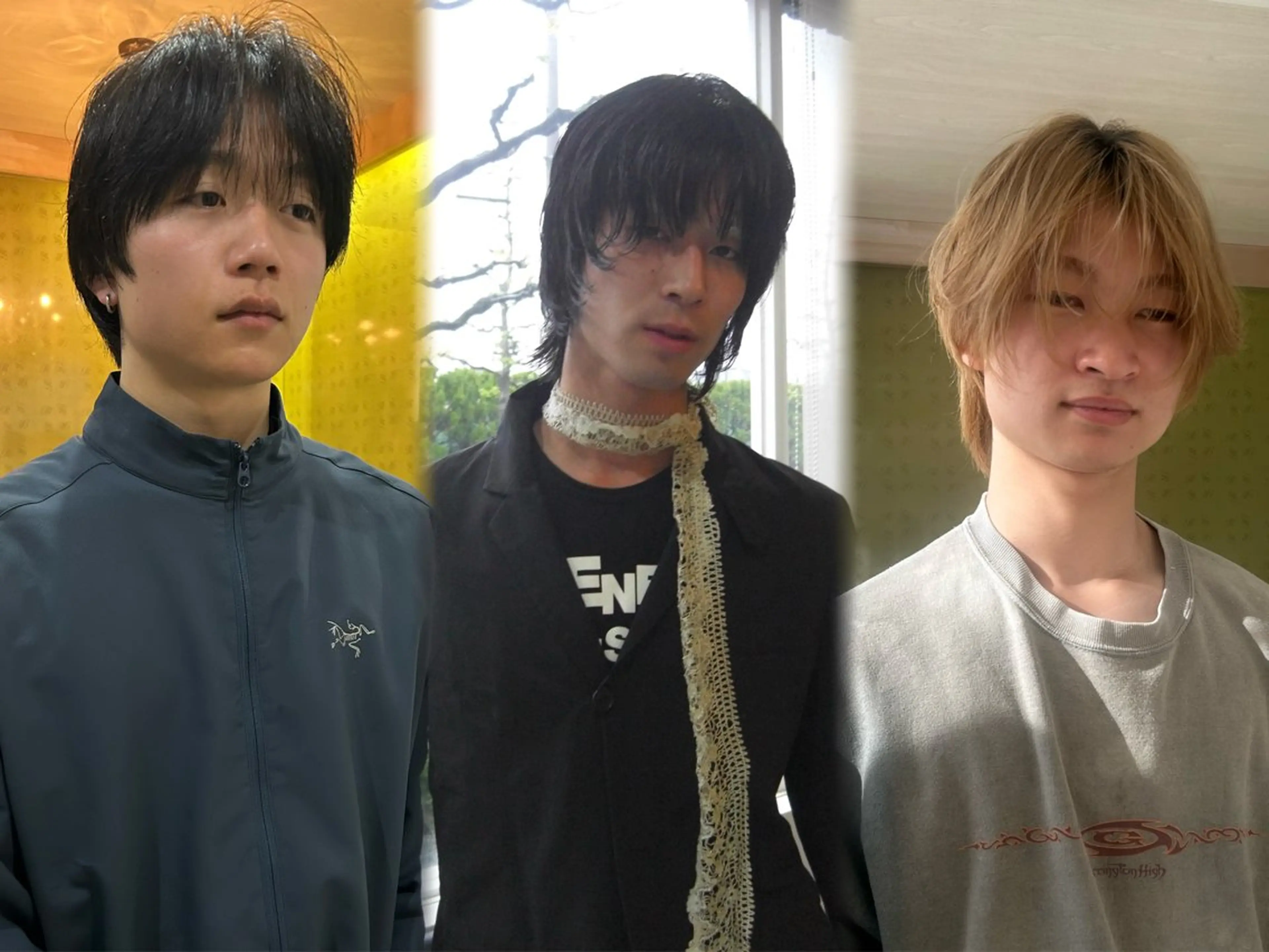 ミディアム カラー パーマ メンズ カット 似合わせパーマ/ メンズパーマ/しゅうのヘアスタイル