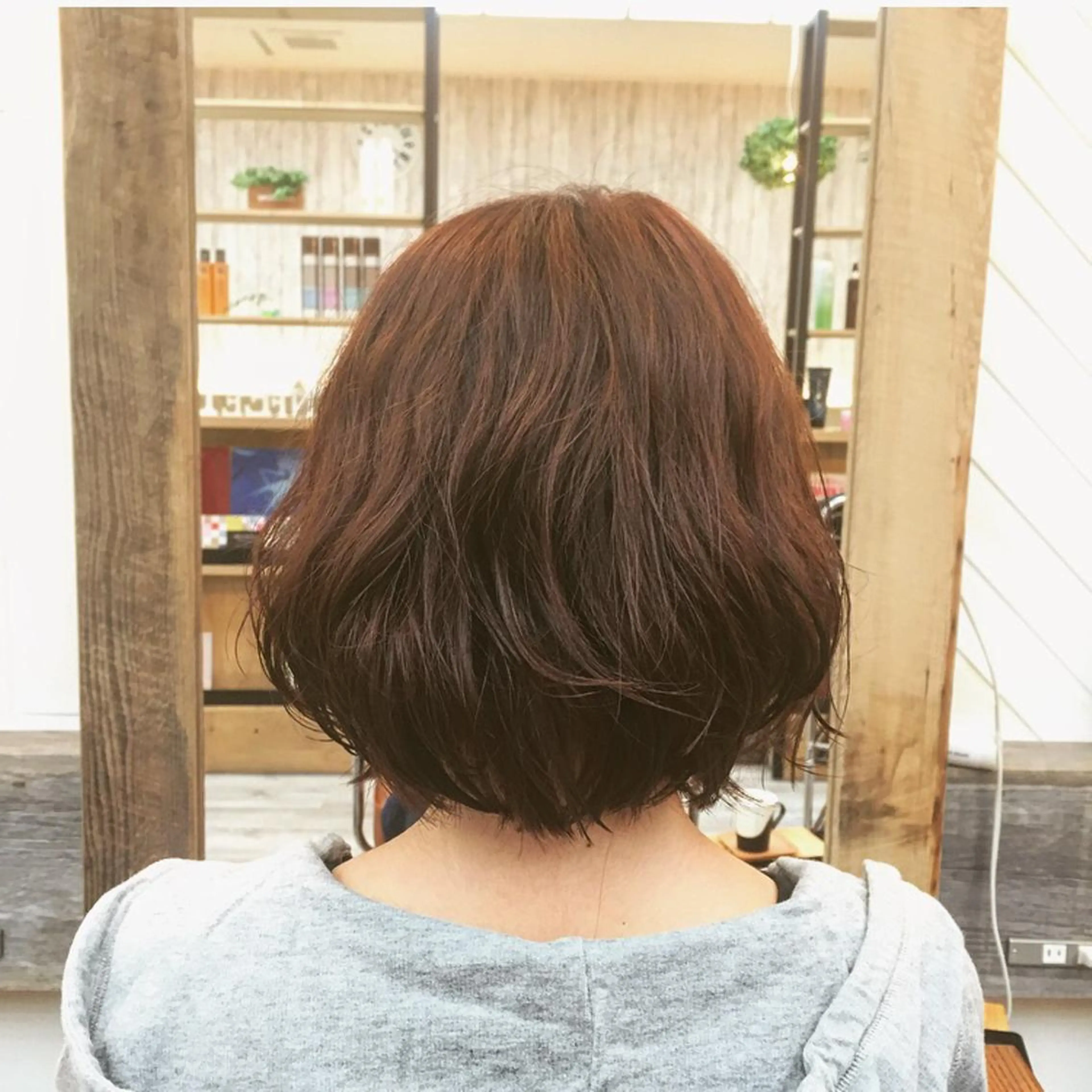 ショート カラー パーマ 前髪顔周り✂️店長 ❤️アマミヤ❤️のヘアスタイル