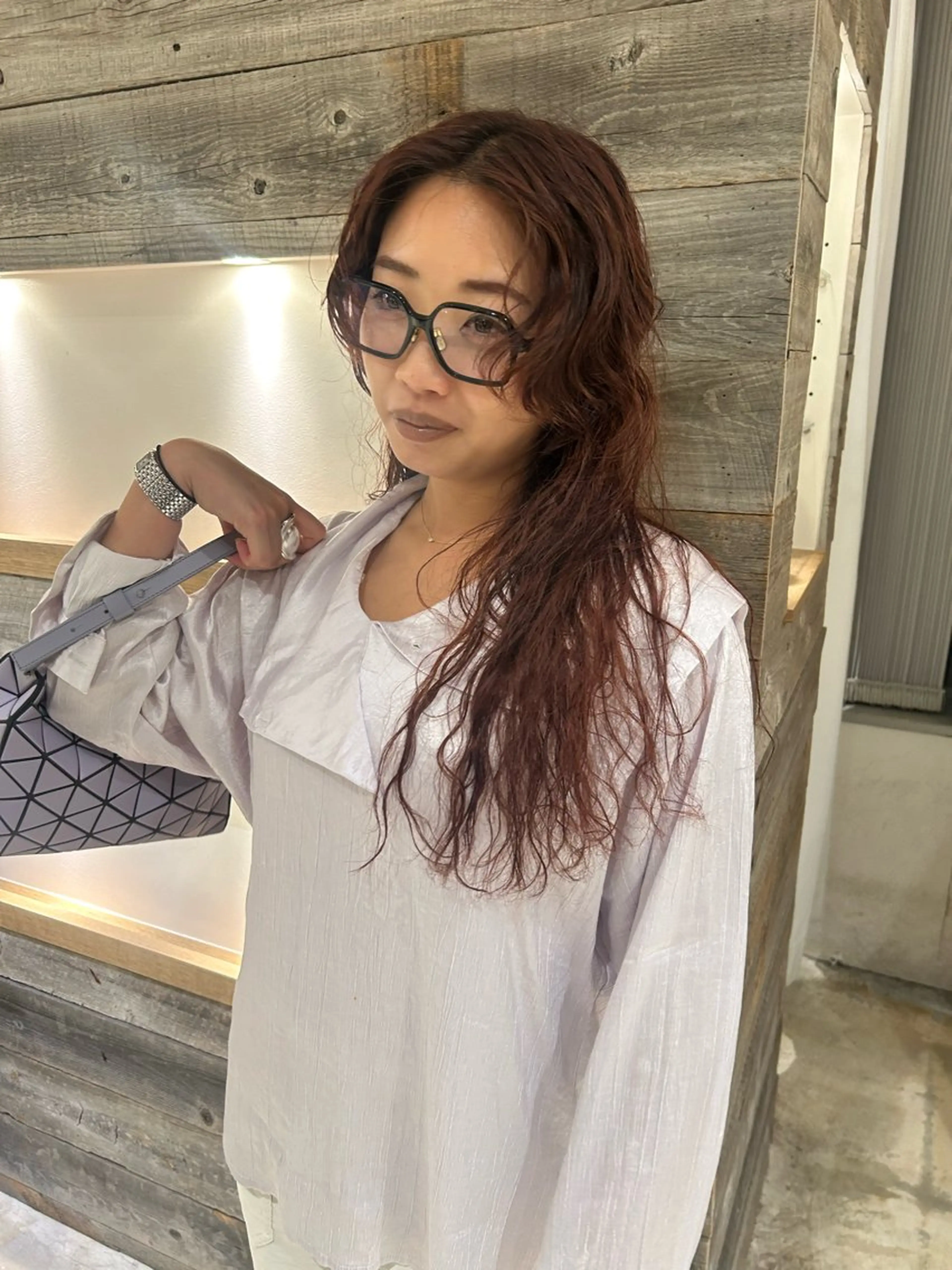 ロング カラー パーマ カット ヘアカラー パーマ Loom.所属・村上雅人 ナチュラルモードのヘアスタイル