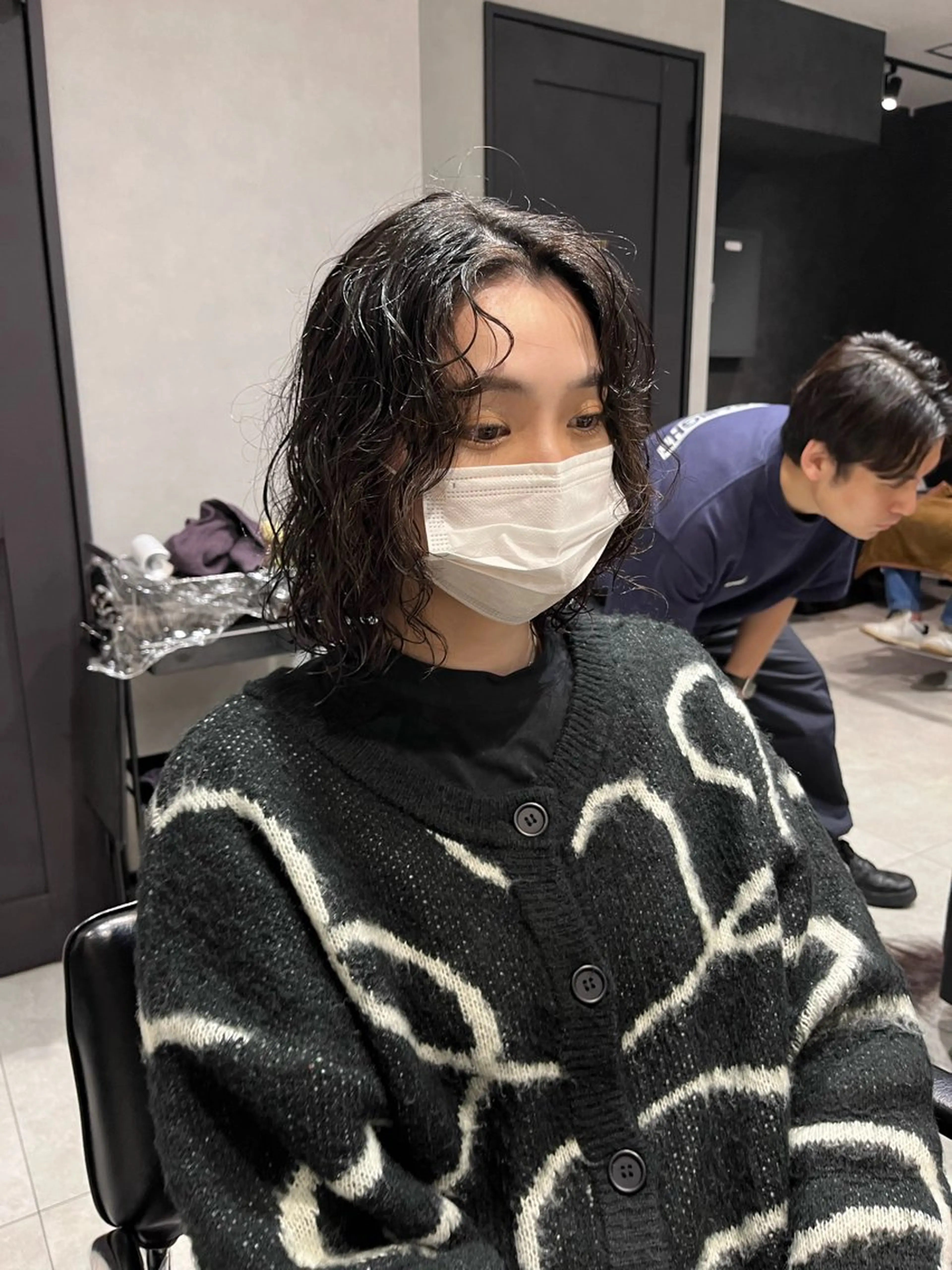 ミディアム パーマ ミディアムパーマ ボブ NYLON.所属・ブリーチ/縮毛矯正 ❤️‍🔥シンノスケのヘアスタイル