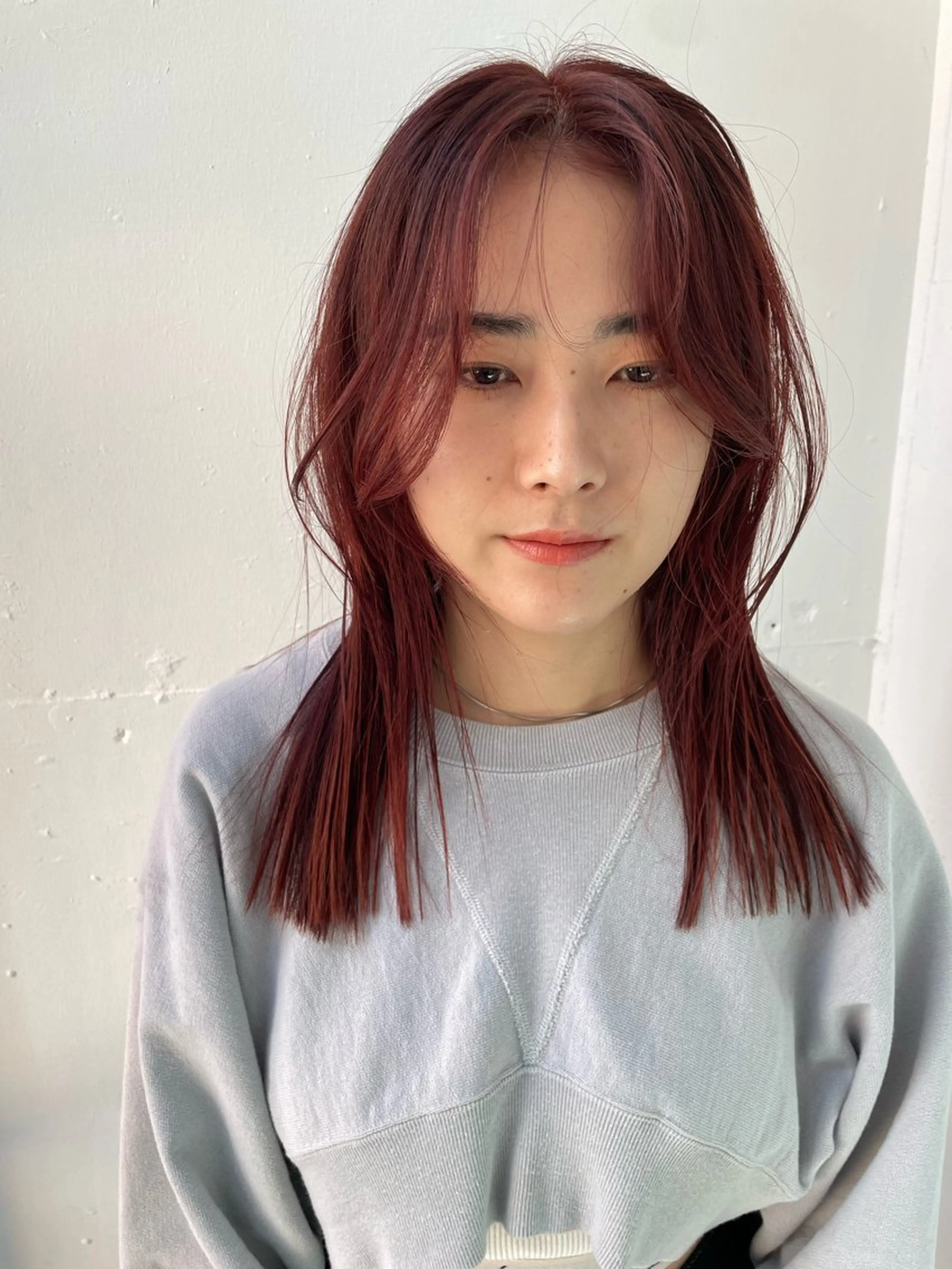 セミロング カラー カット ヘアカラー パーマ/レイヤー カットmito⭐︎のヘアスタイル