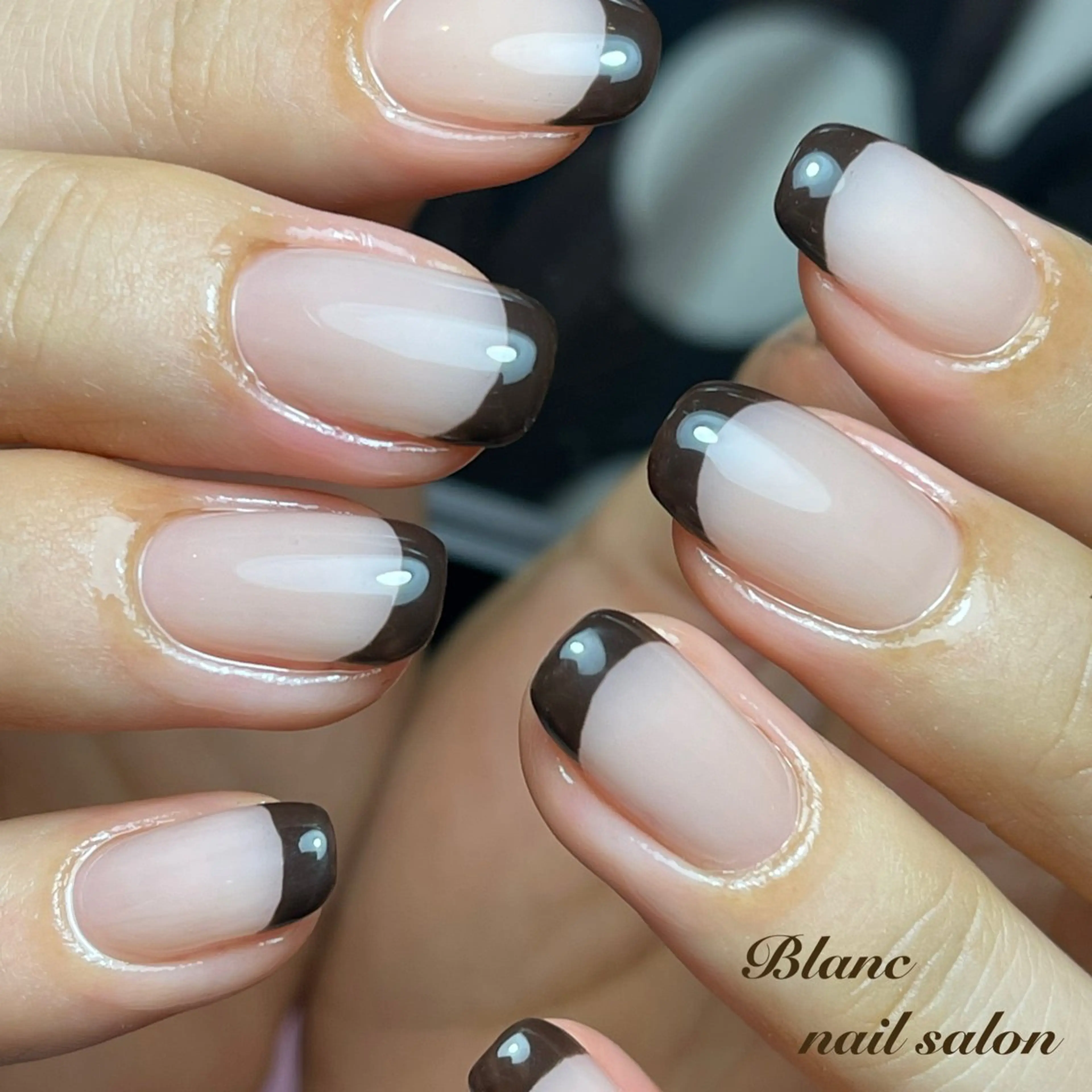 ショート ハンドネイル Blanc ブランのネイルデザイン