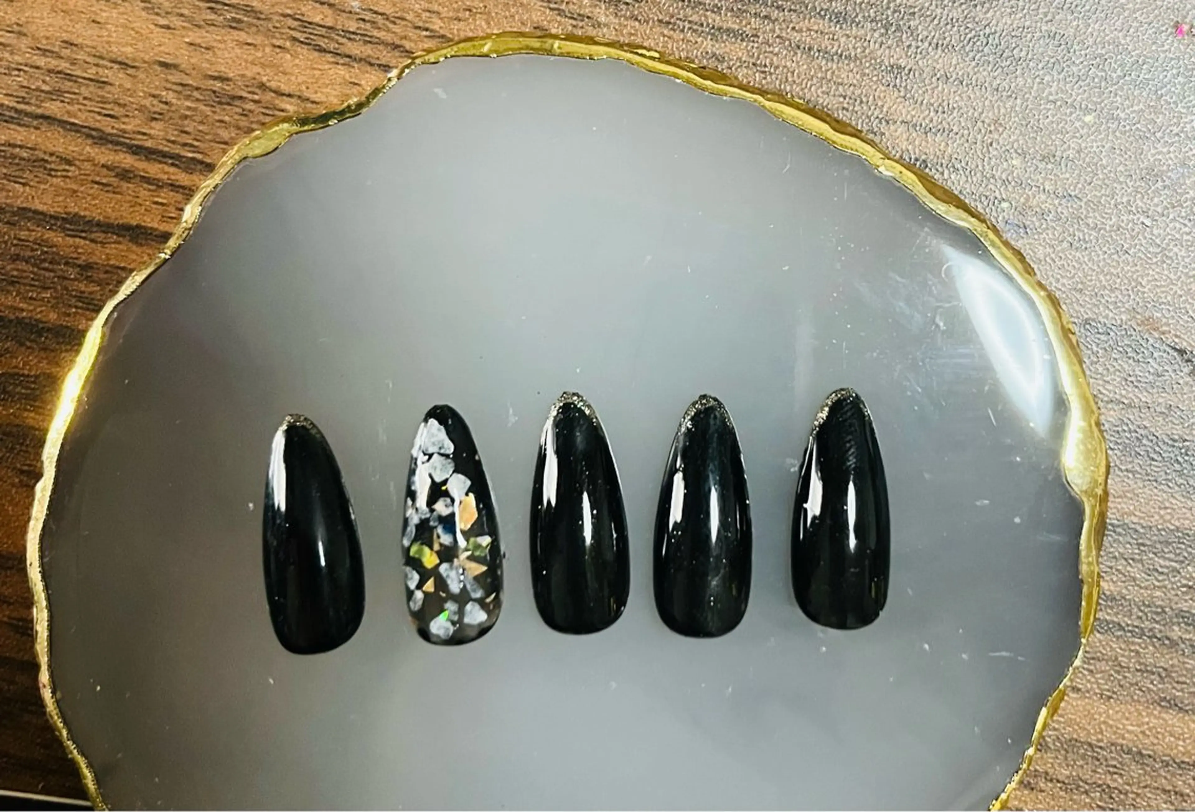 ネイル ラメ(グリッター) ハンドネイル Nail ecxia ／Reikaのネイルデザイン