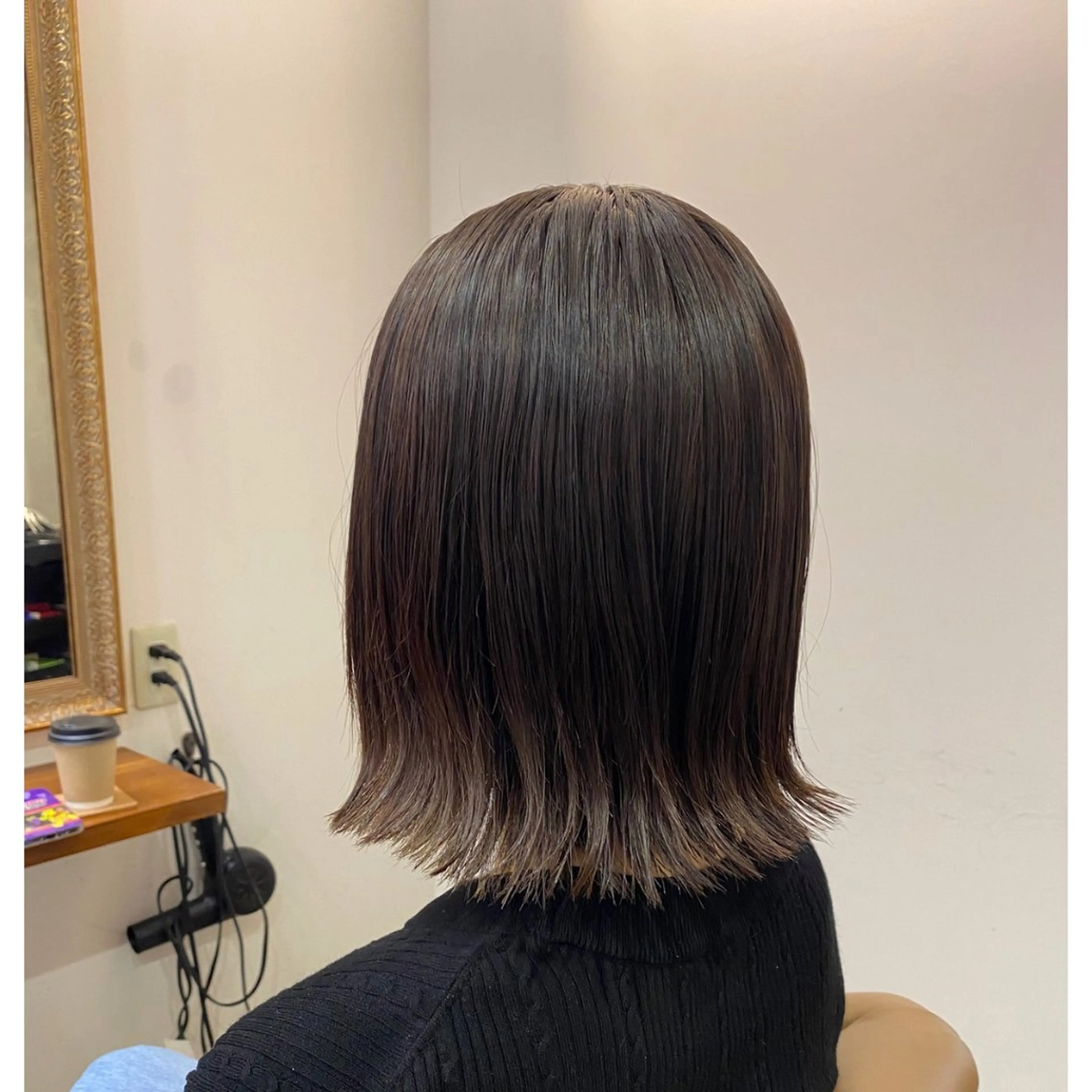 ミディアム note キシモト ハルカのヘアスタイル