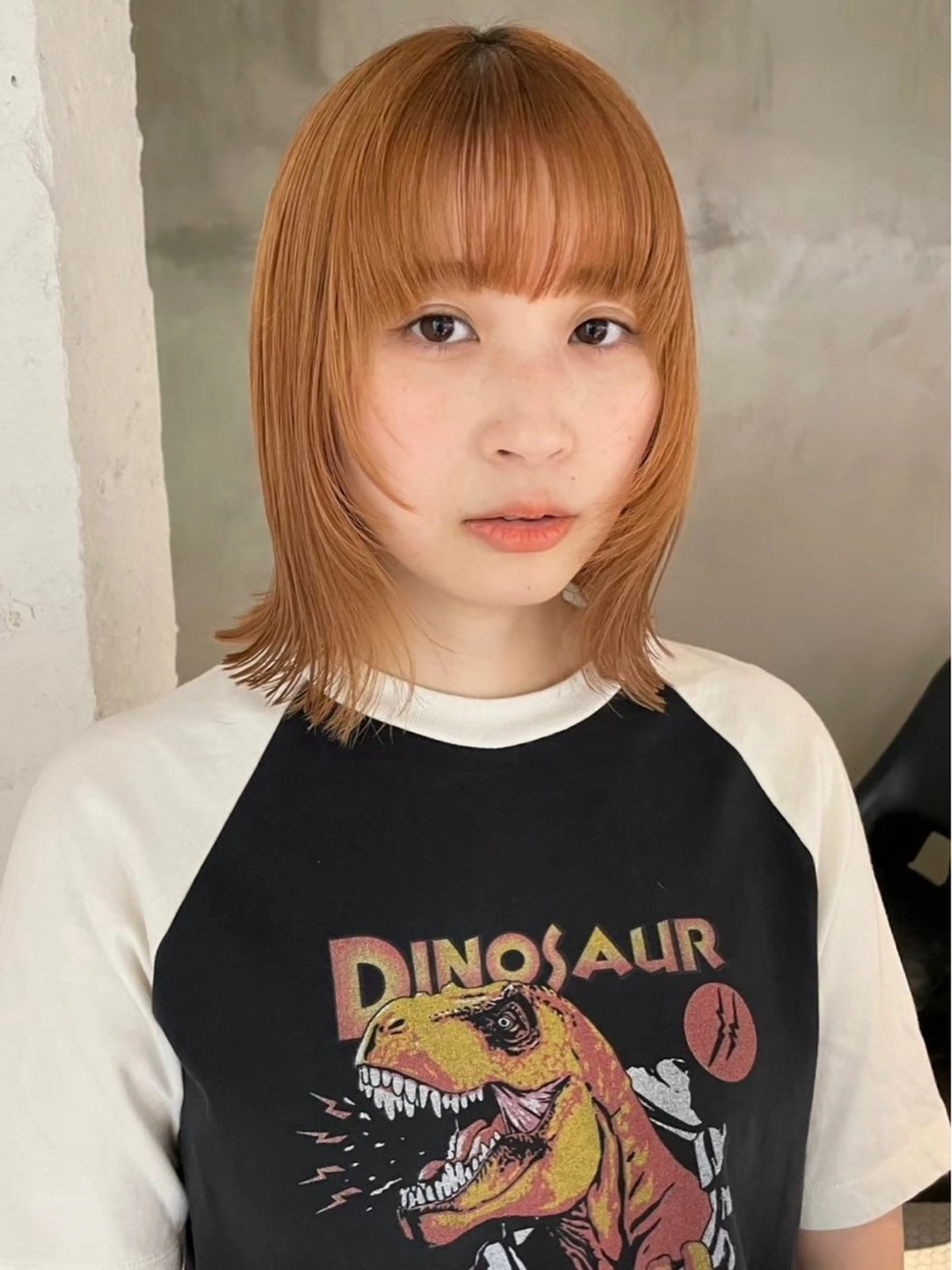 ミディアム カラー DUMBO 千歳船橋のヘアスタイル