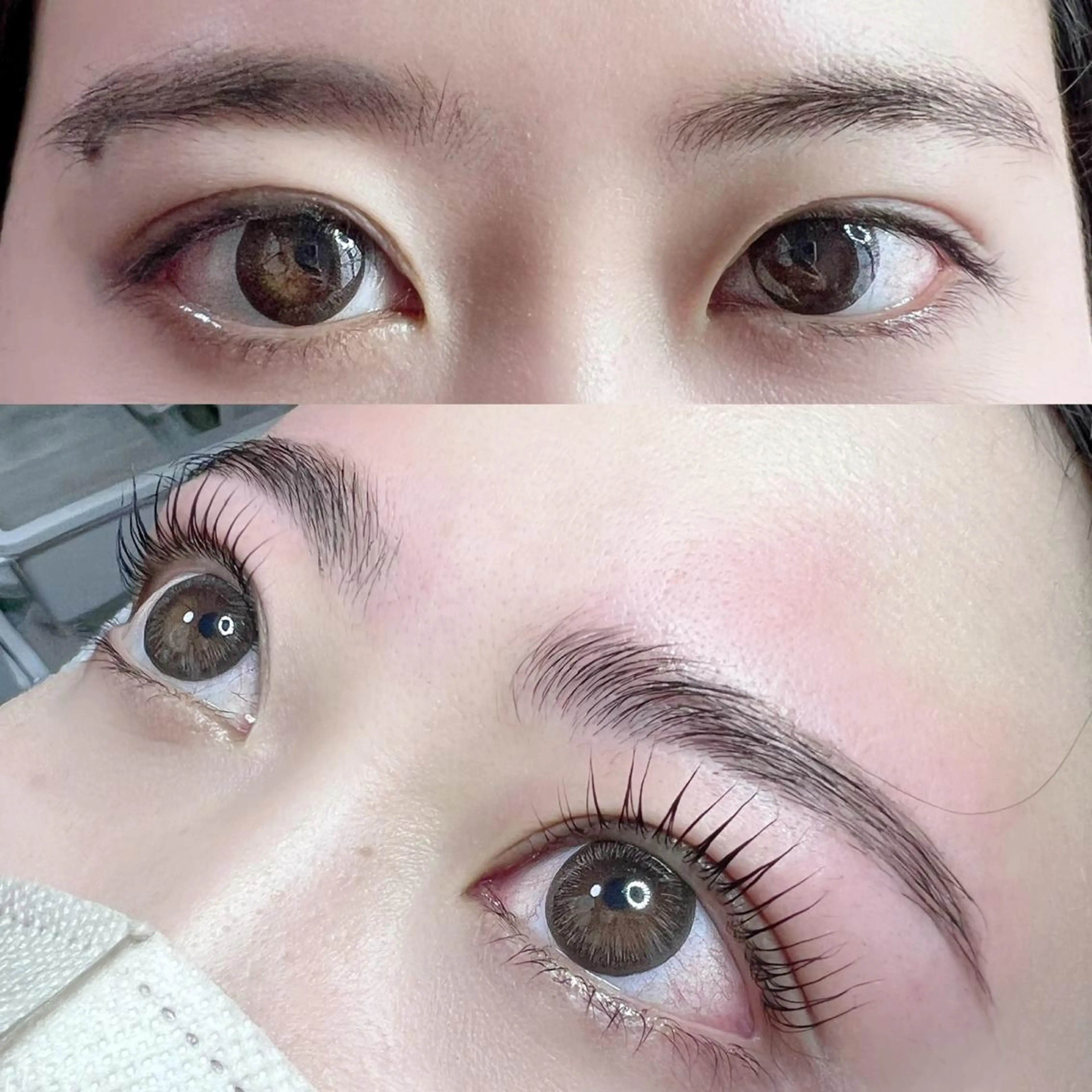 マツエク・マツパ アイブロウ パリジェンヌラッシュリフト 一重×まつ毛パーマ マツパ chou chou シュシュのマツエク・マツパデザイン