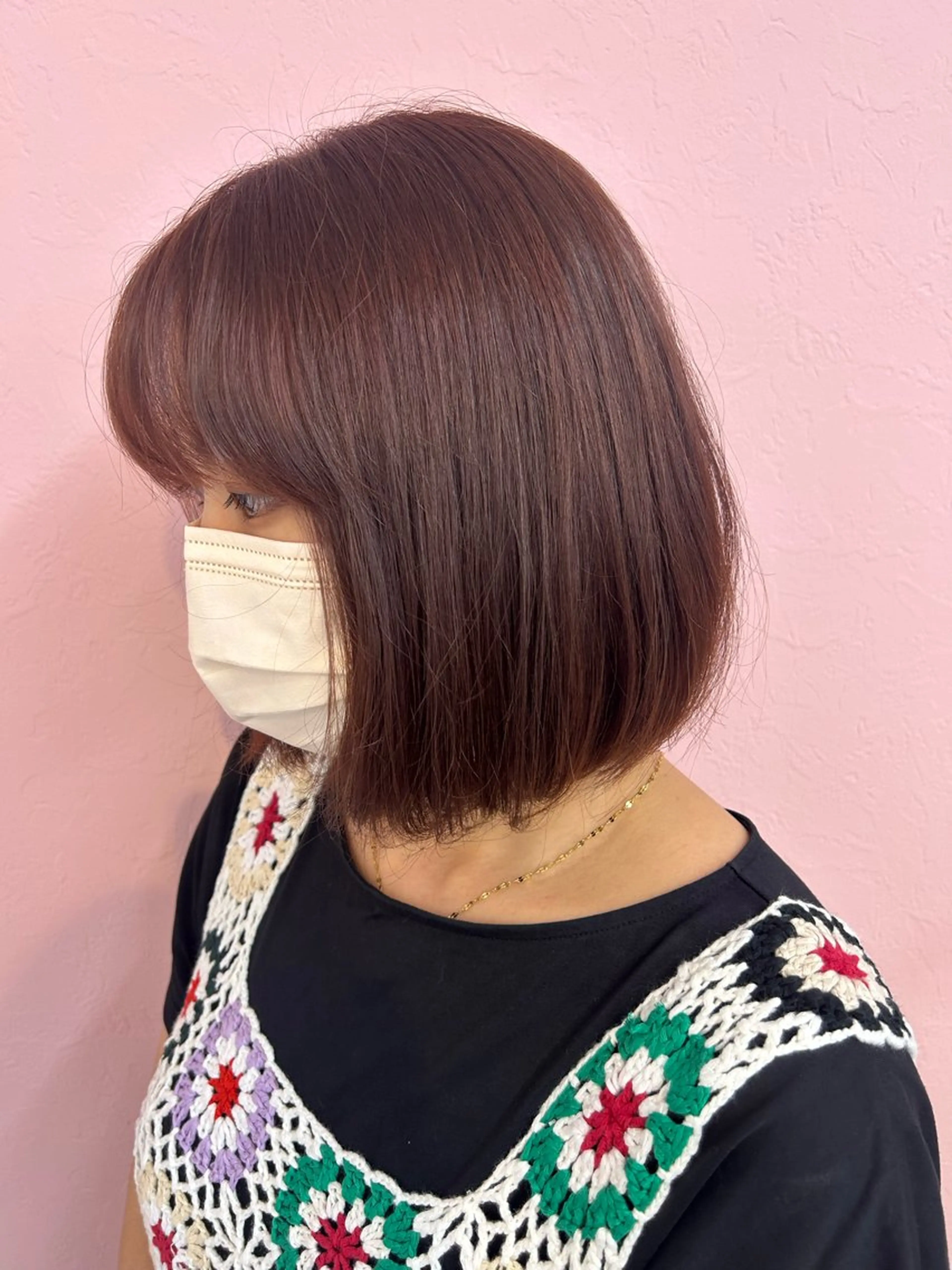 ショート カラー ヘアカラー トリートメント suehiro yunaのヘアスタイル