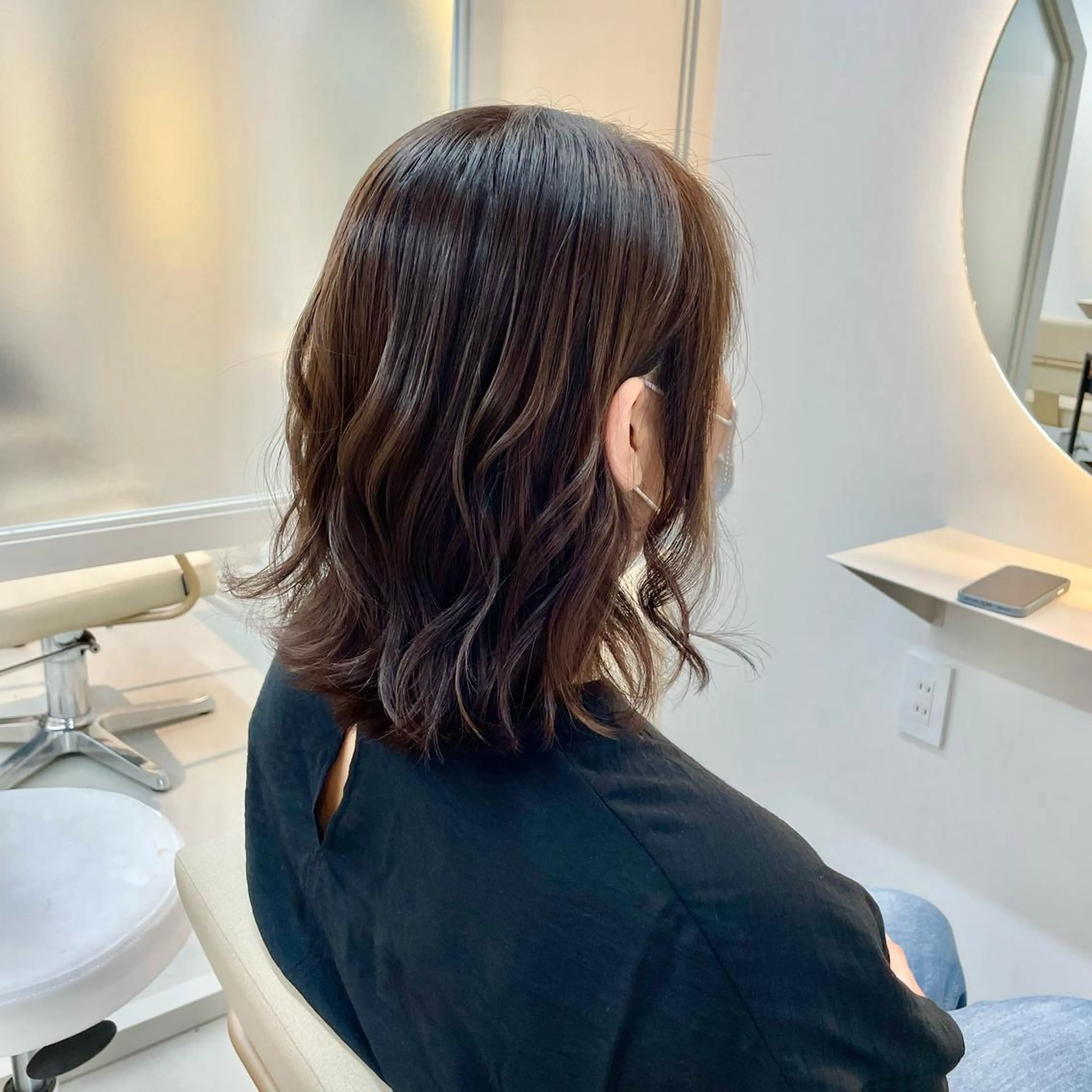 ミディアム カラー カット ヘアカラー トリートメント sida西院店/ 西村真夜のヘアスタイル