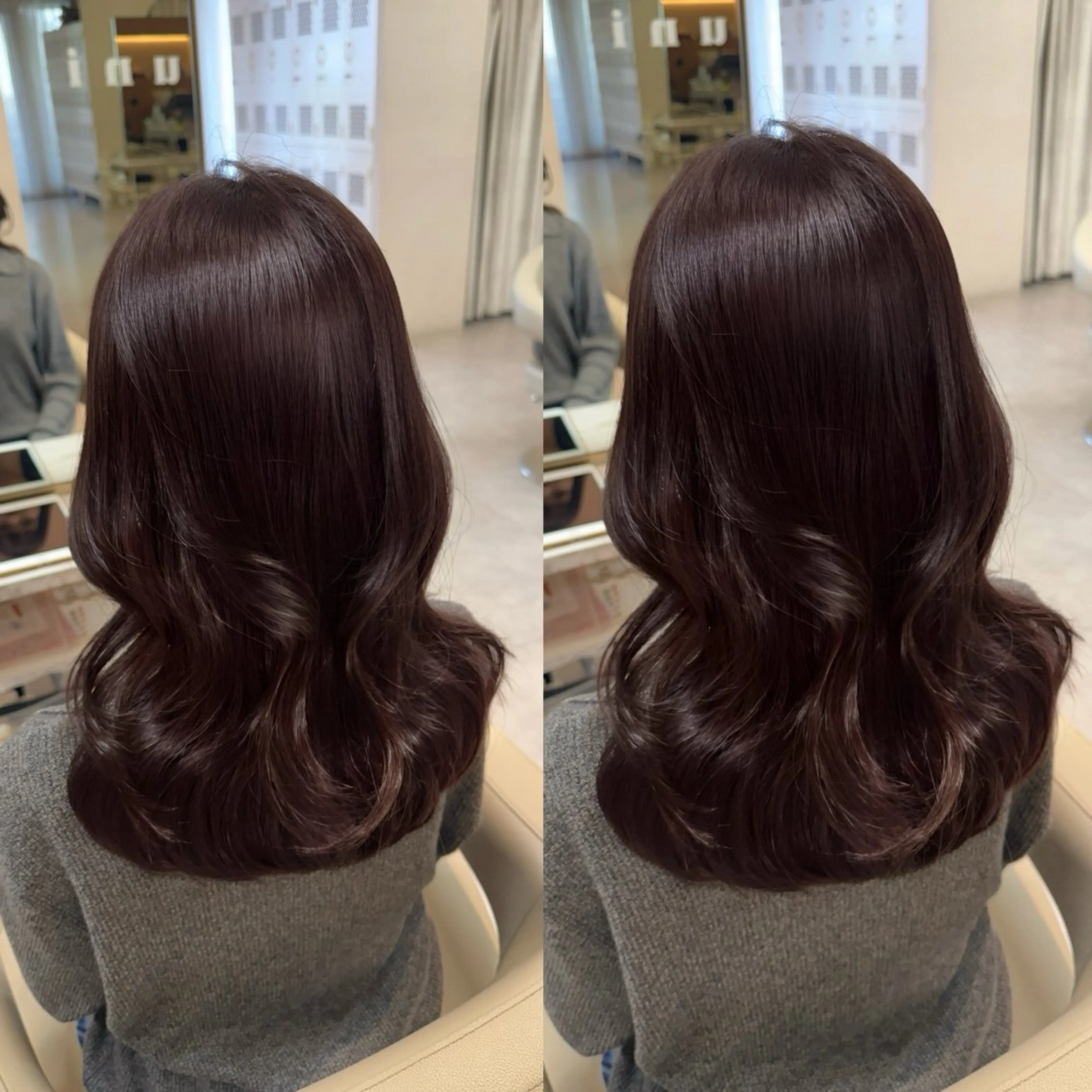 ロング カラー カット ヘアカラー トリートメント ♡韓国/レイヤー カット/Ayana♡のヘアスタイル