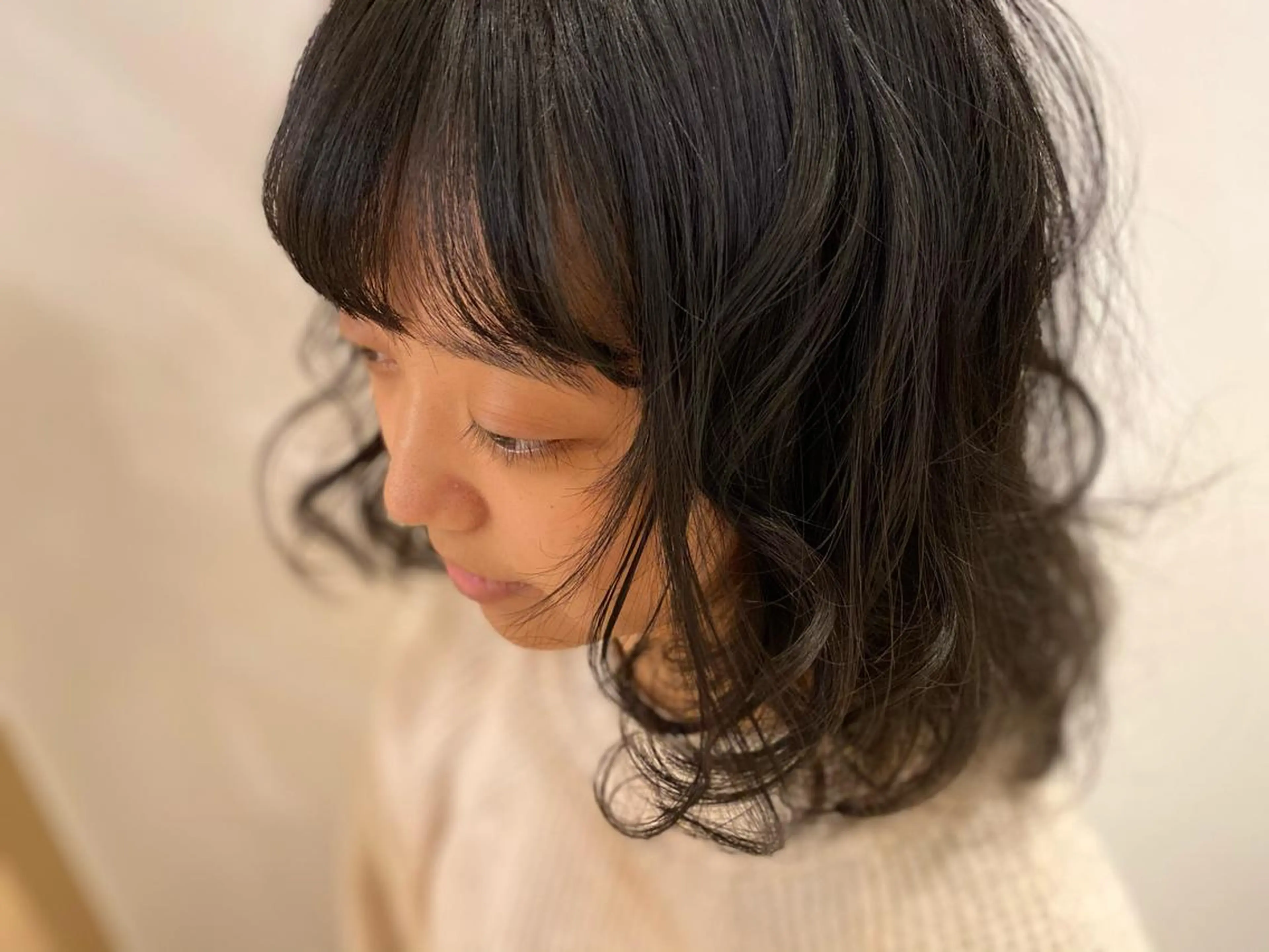 ミディアム 石井 さくらのヘアスタイル