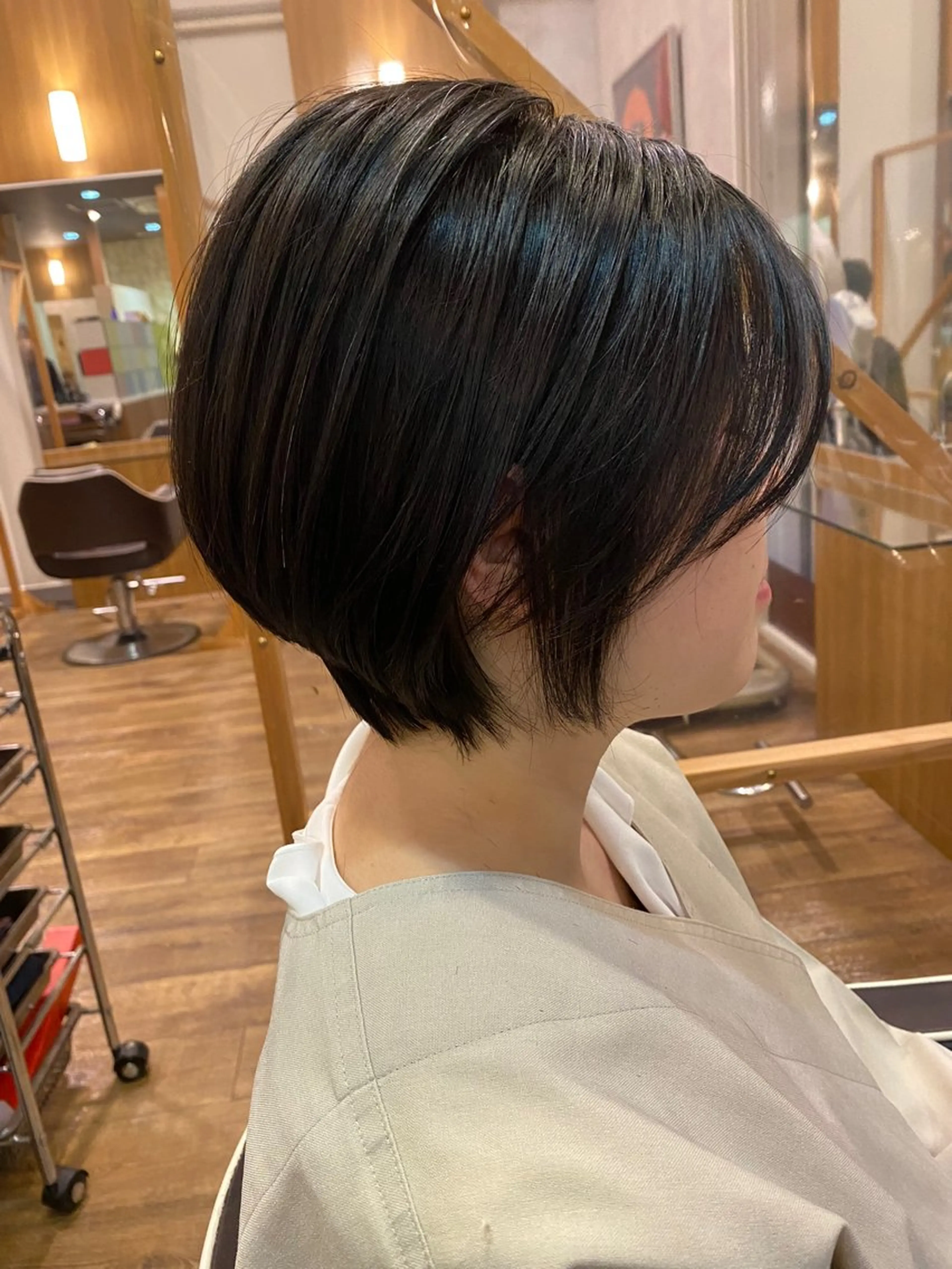 ショート カラー パーマ 🌼大人美人ショート 佐藤慎哉🌼のヘアスタイル