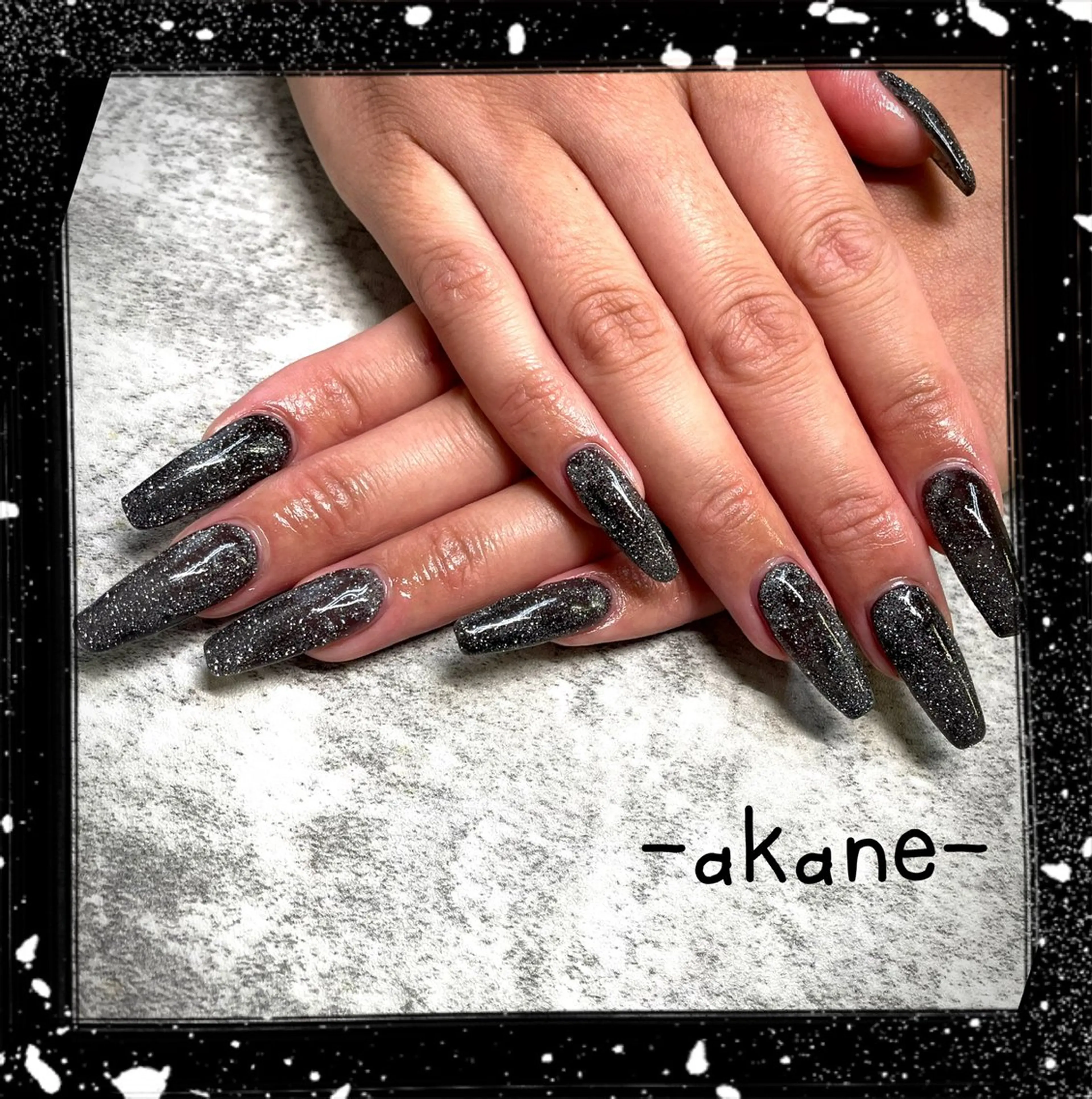 ネイル フラッシュネイル Angeli⭐︎ AKANEのネイルデザイン