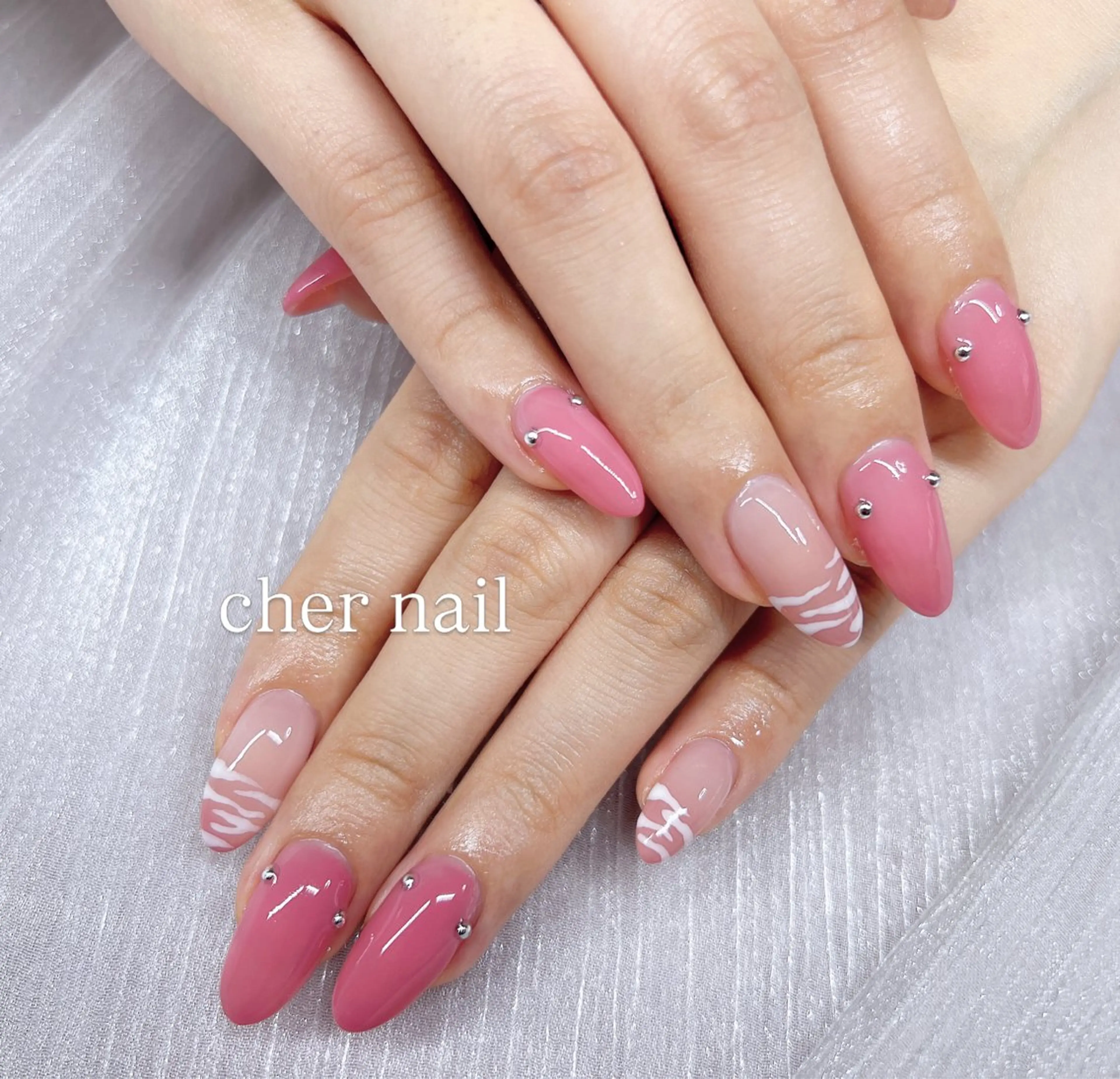 ネイル ハンドネイル CHER NAIL(シェルネイル)所属・cher loydのネイルデザイン