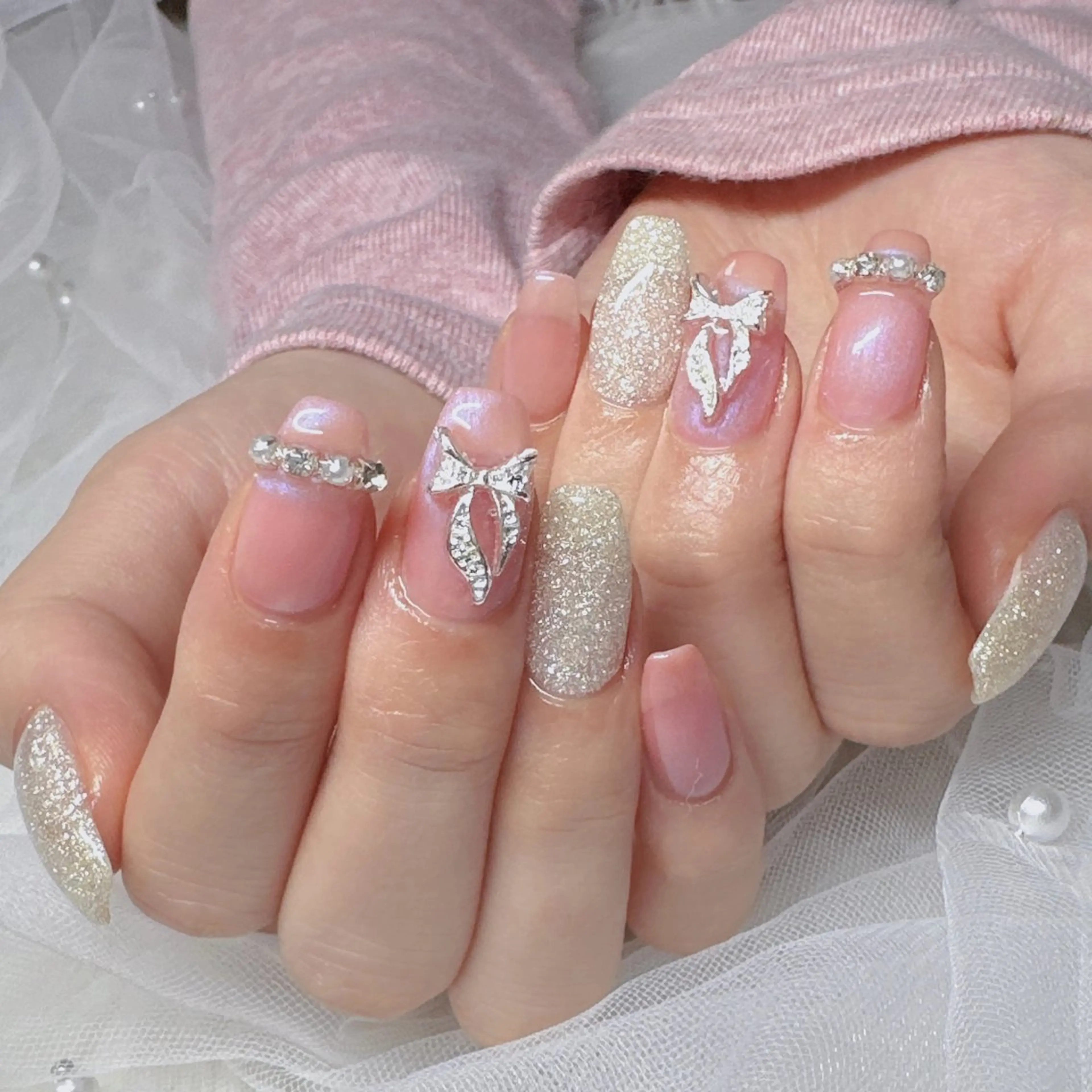 ネイル ハンドネイル Momo🍑 【パラジェル取扱店】のネイルデザイン