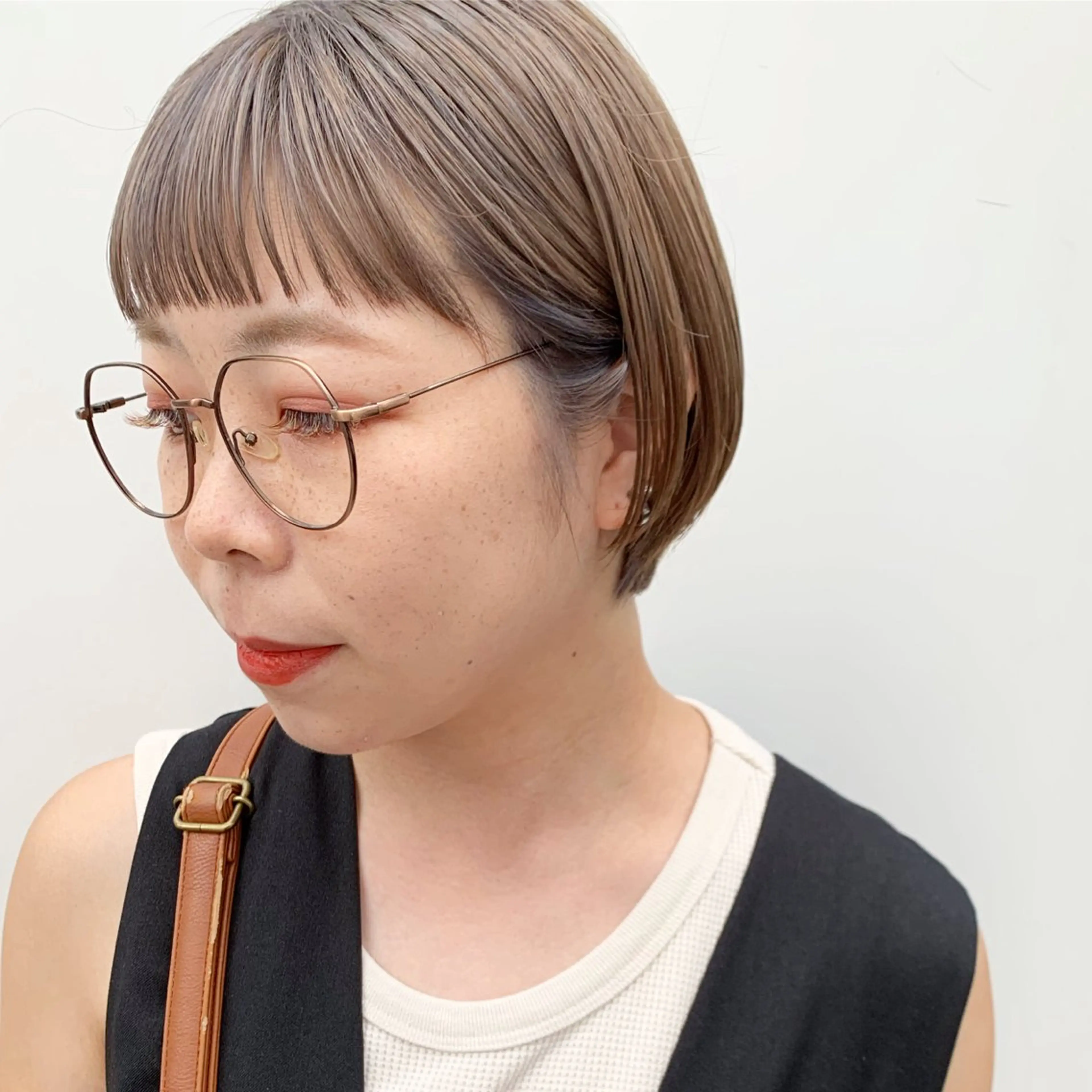 ショート カラー グレージュ ショートヘア ヘアカラー GO TODAY SHAiRE SALON所属・フリーランス　美容師 cayocoのヘアスタイル