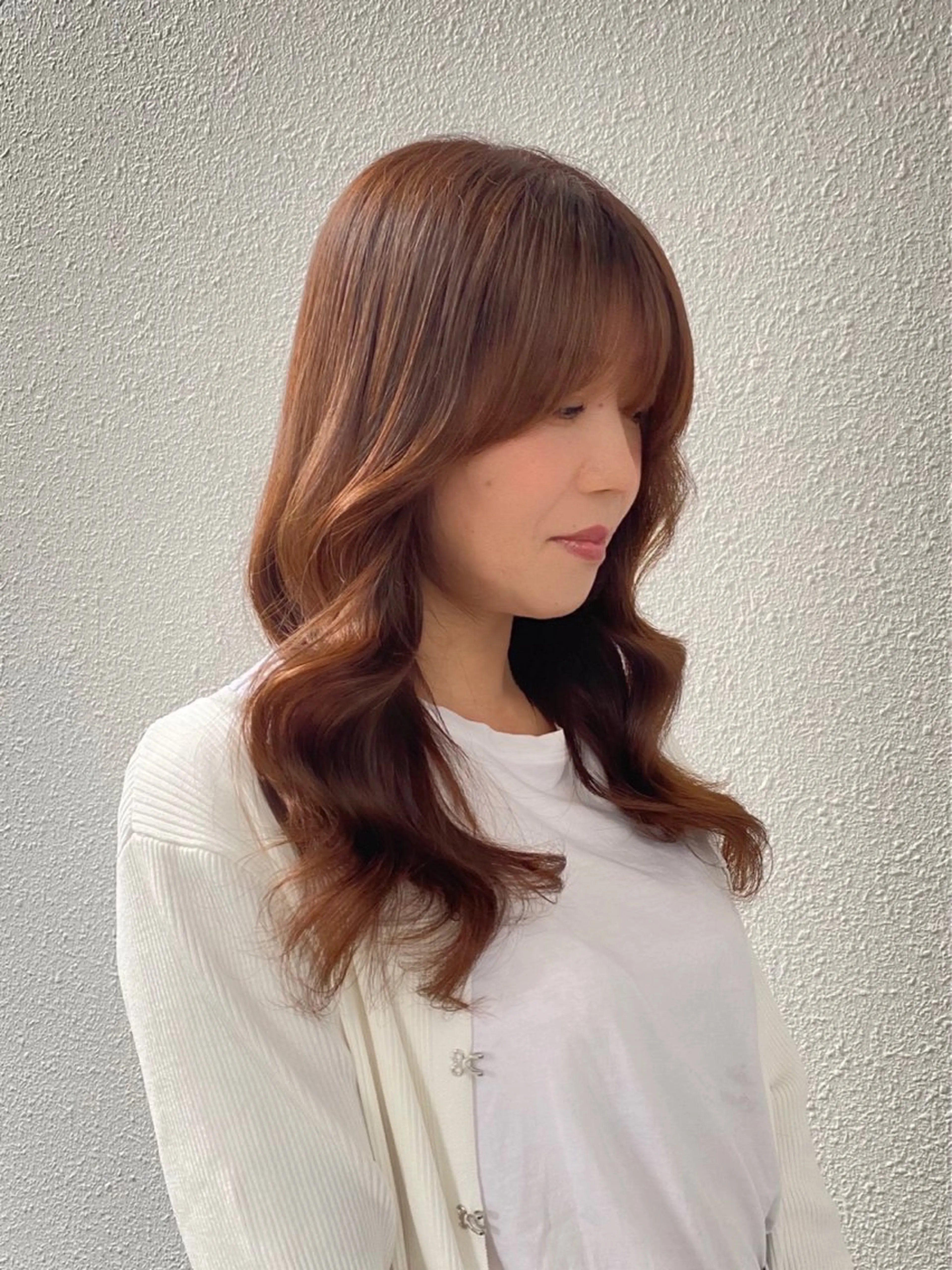 ロング カラー カット ヘアカラー トリートメント とびまつ /ショート/脱白髪染のヘアスタイル