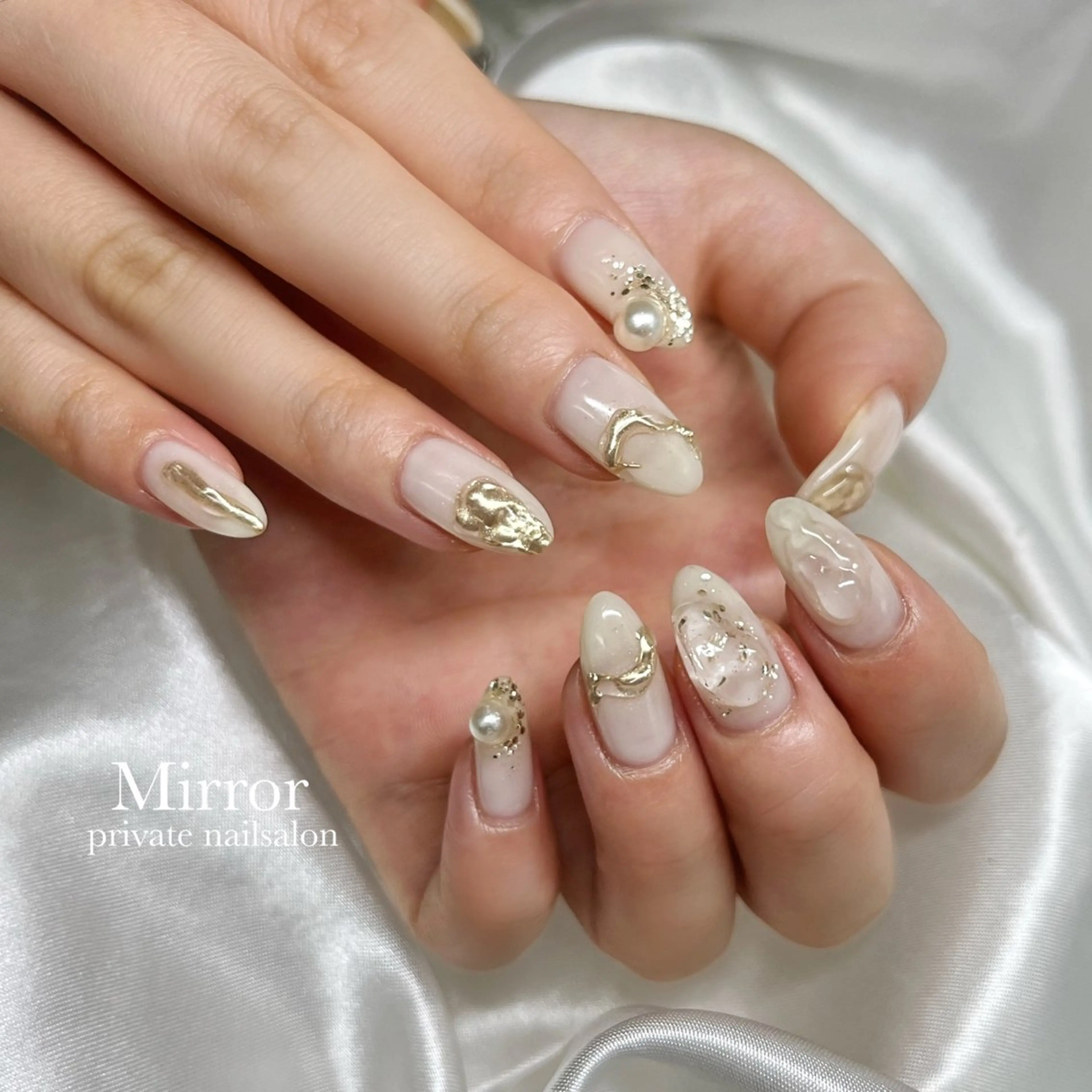 ネイル ハンドネイル nailsalon Mirrorのネイルデザイン