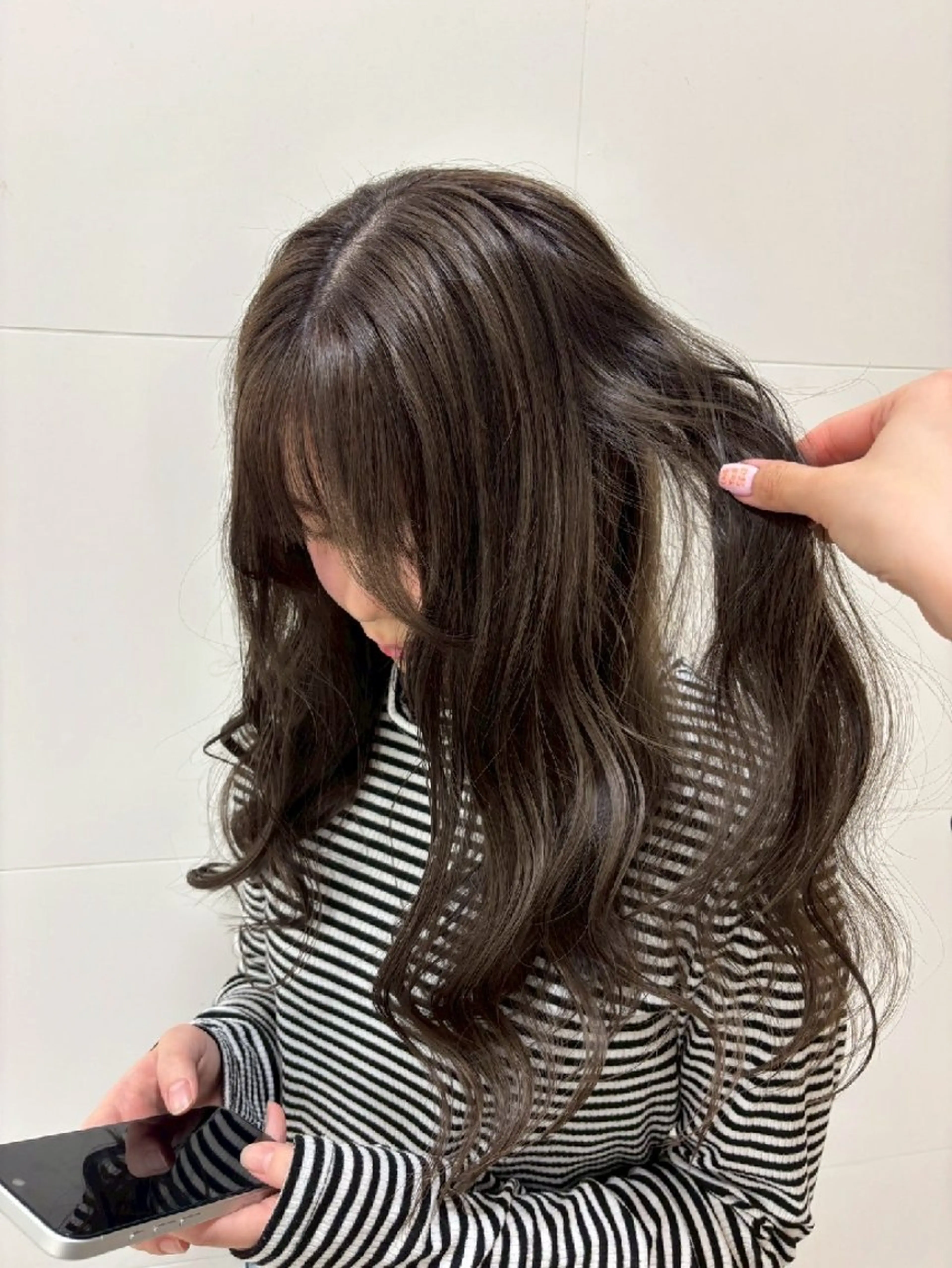 【モデル限定クーポン】お洒落な透明感カラー＋カット(ロング限定)お任せください🫧🌼￥2700～の写真