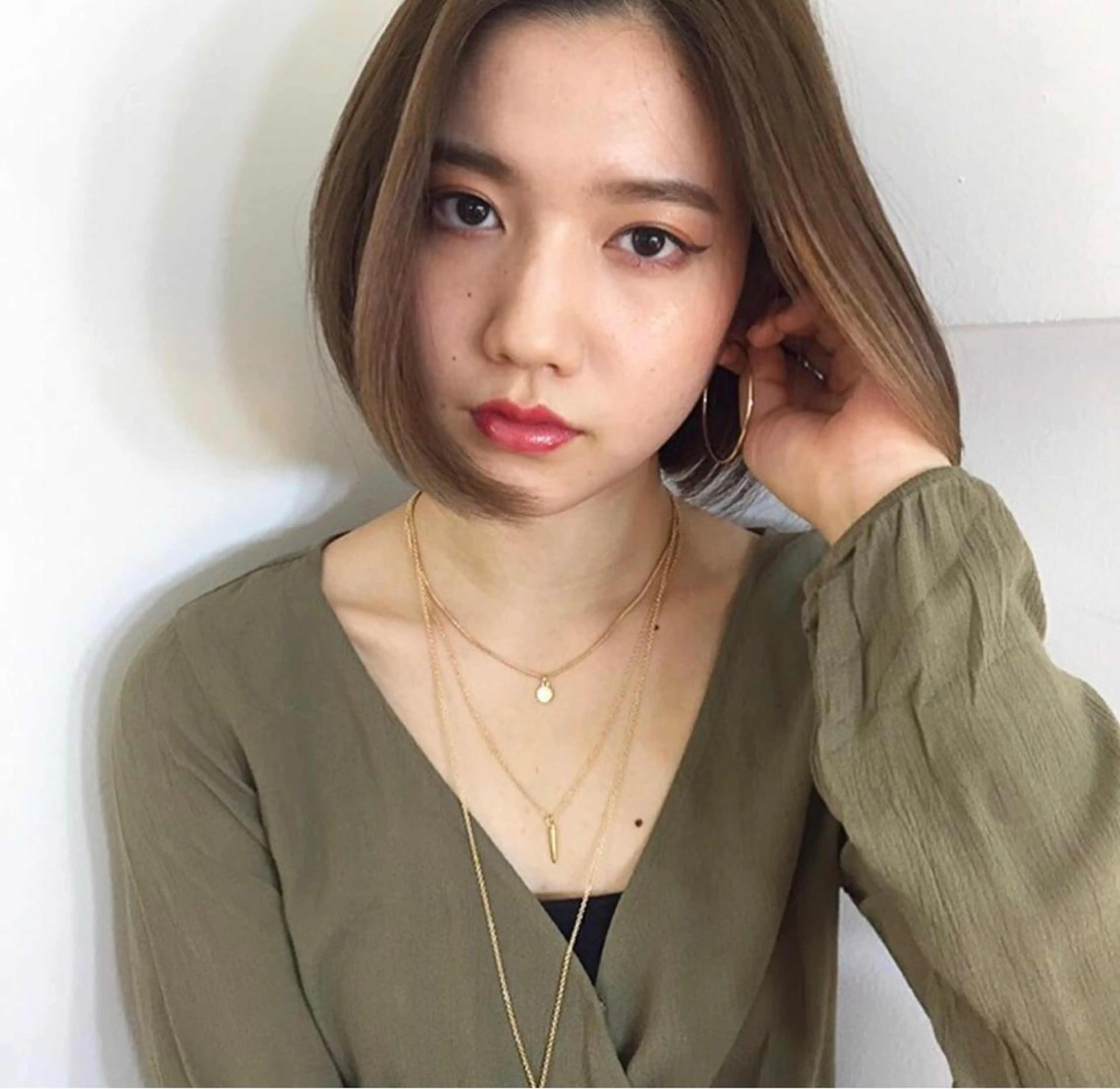 ショート カラー ヘアアレンジ hayaka todaのヘアスタイル