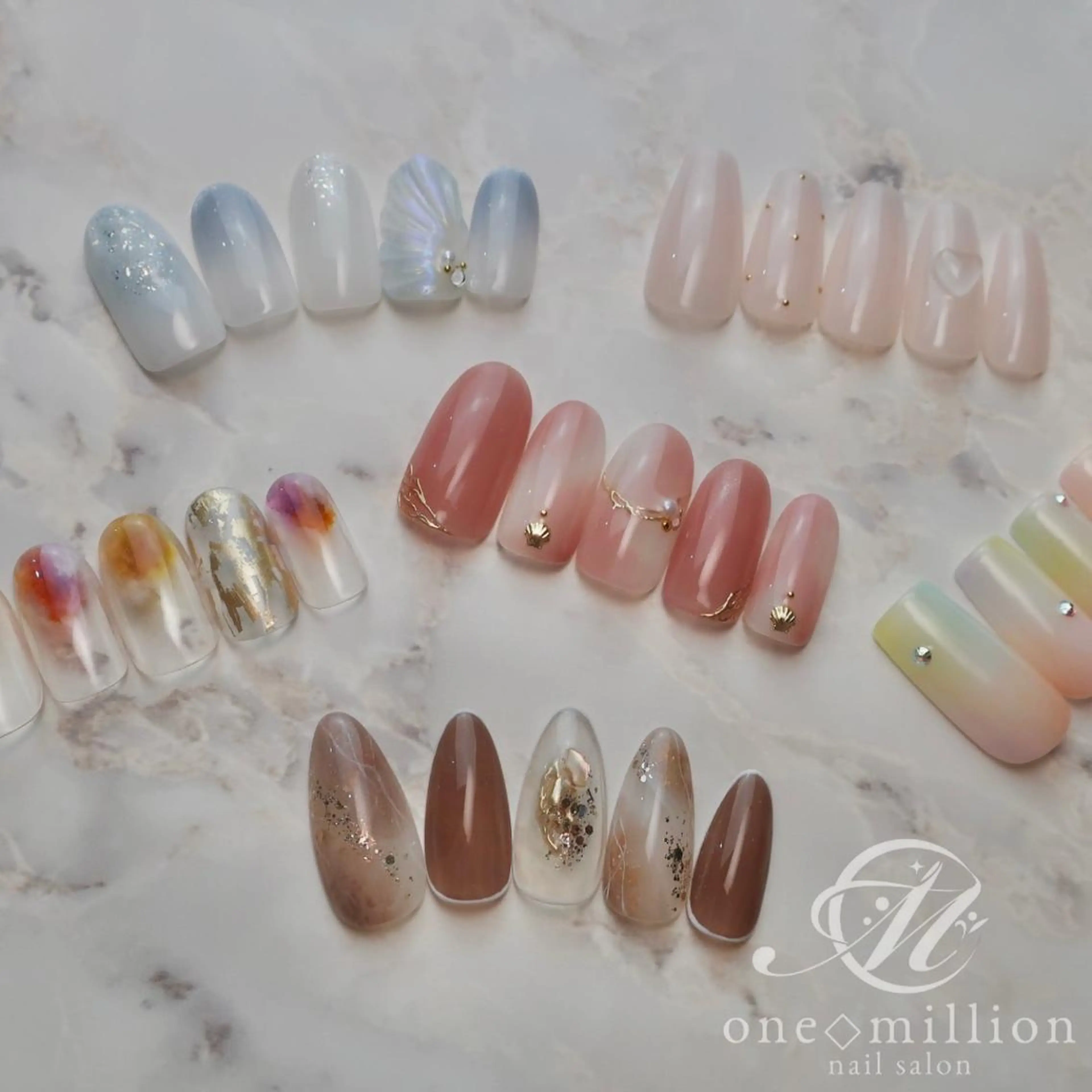 ネイル ハンドネイル nail salon ワンミリオンのネイルデザイン