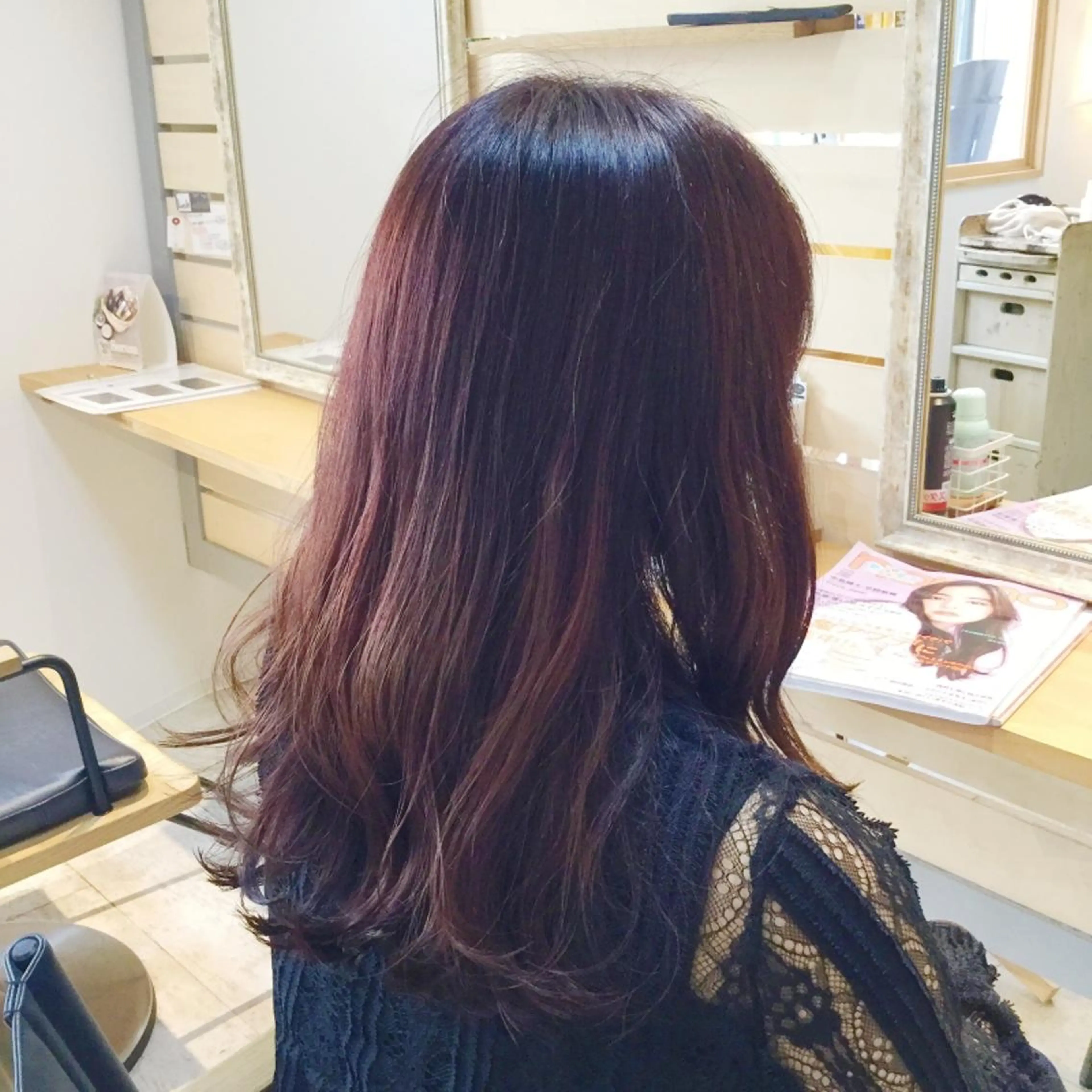 セミロング 韓国風ヘア en't所属・【女性指名No.1】 西口直子のヘアスタイル